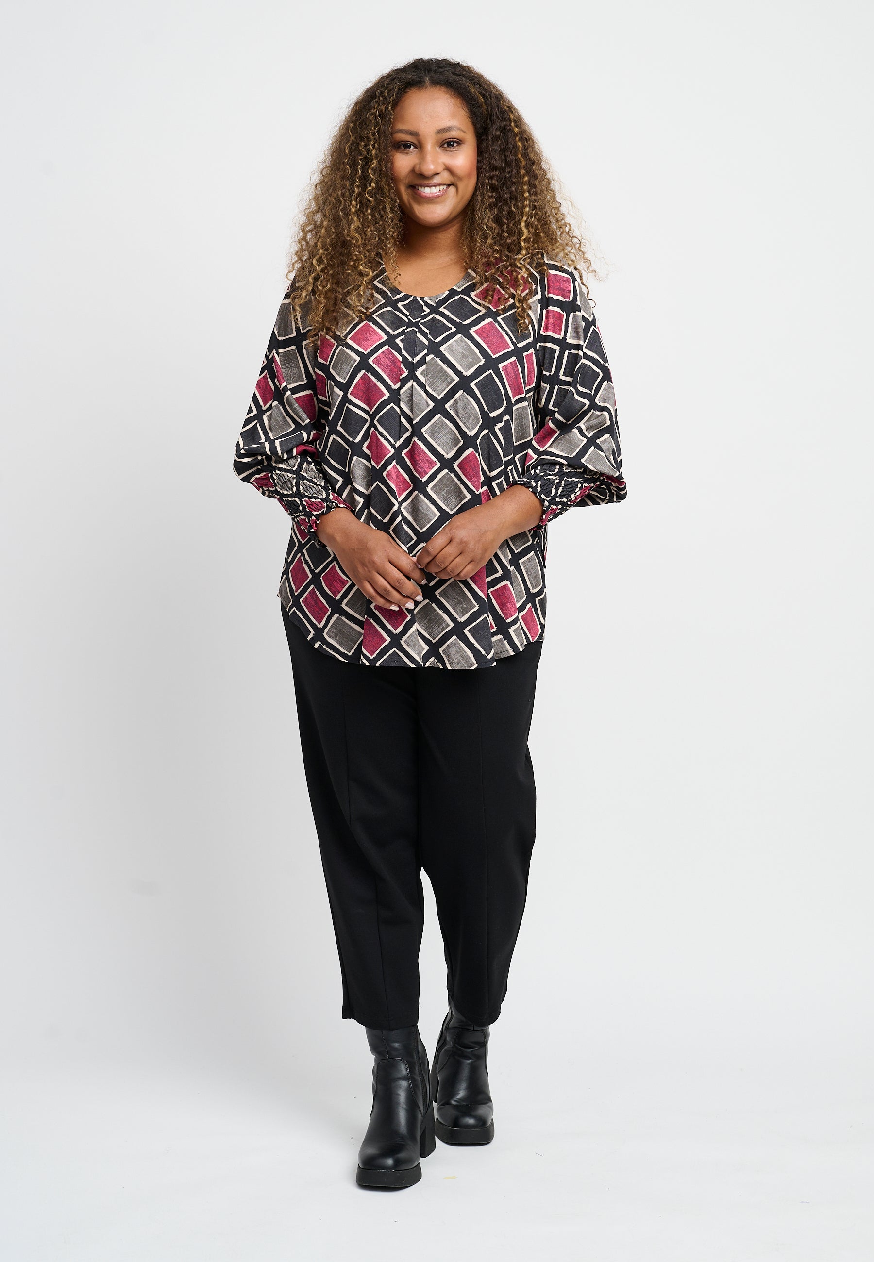 Pont Neuf PNDalvina Bluser 6500 PINK