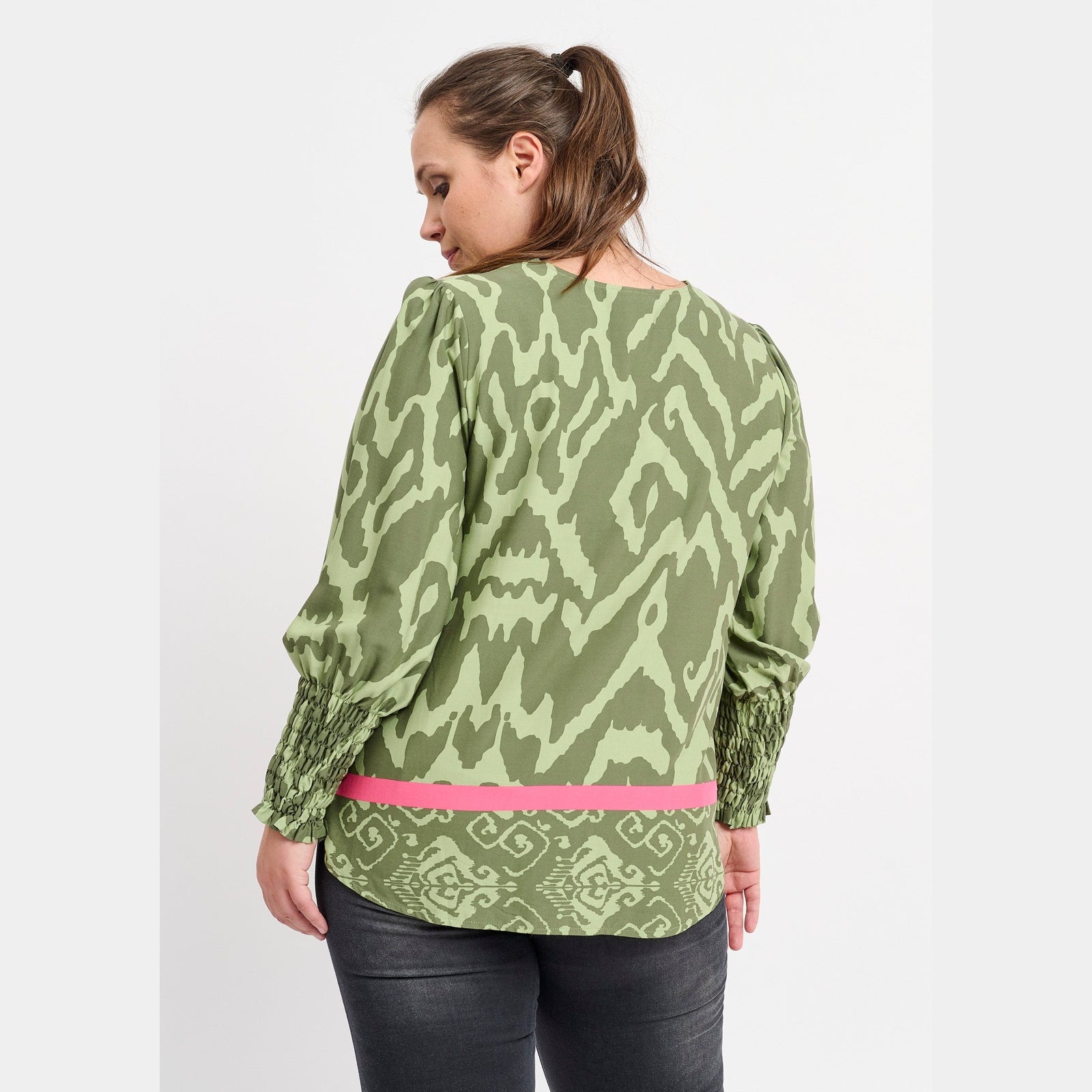 Pont Neuf PNDalvina Bluser 3506 Khaki Green