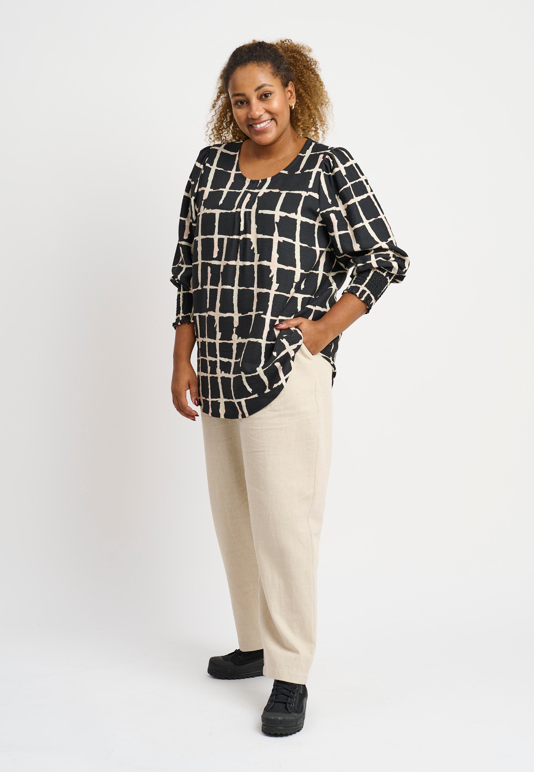 Pont Neuf PNDalvina Bluser 9999 BLACK