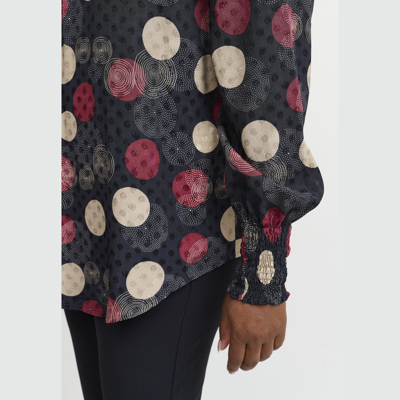 Pont Neuf PNDalvina Bluser 2999 BORDEAUX RED