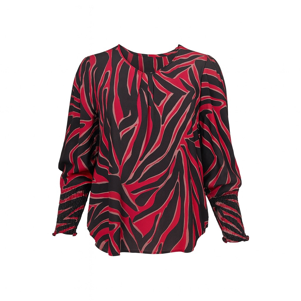 Pont Neuf PNDalvina Bluser 2600 Deep Red