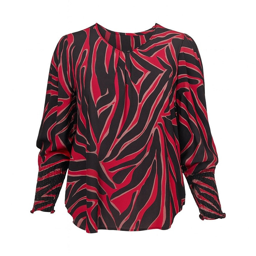 Pont Neuf PNDalvina Bluser 2600 Deep Red