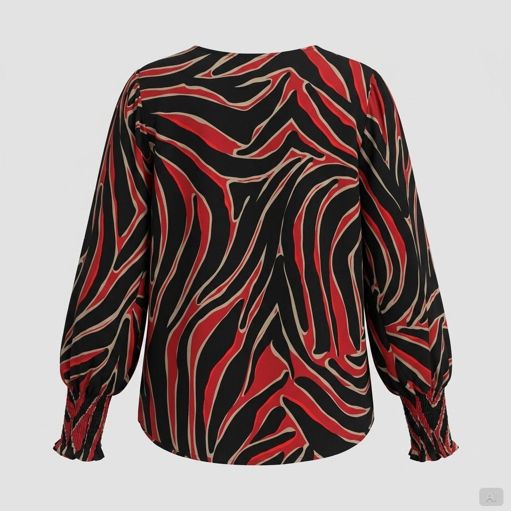 Pont Neuf PNDalvina Bluser 2600 Deep Red