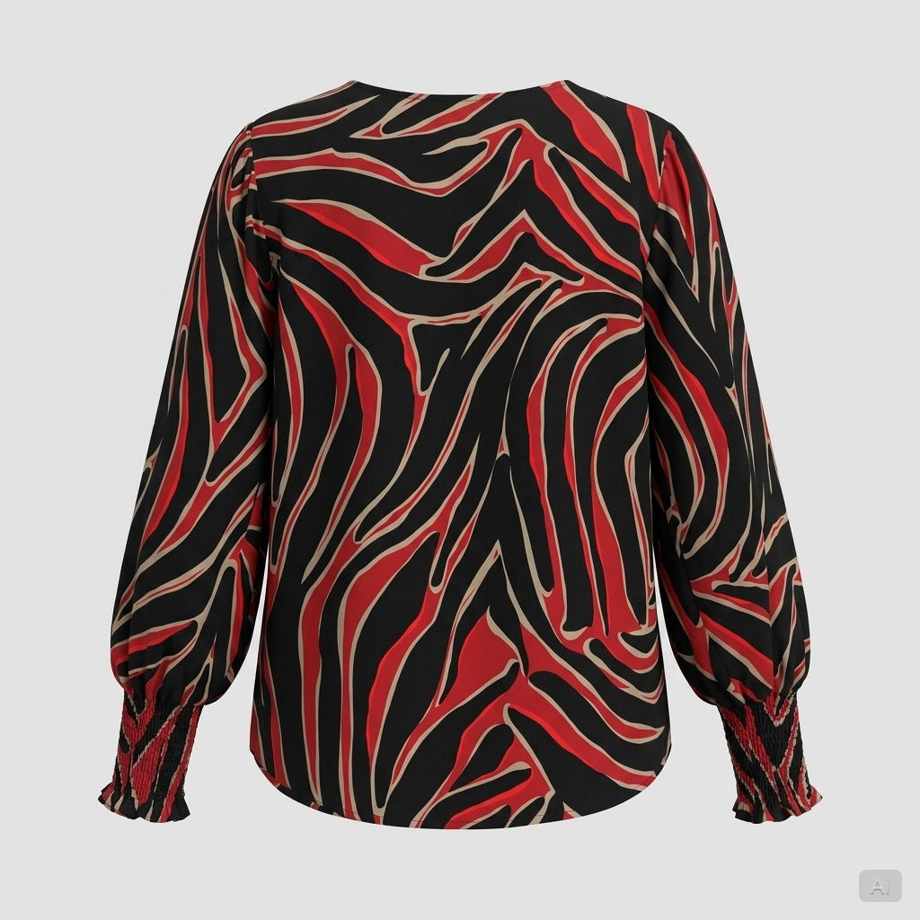 Pont Neuf PNDalvina Bluser 2600 Deep Red