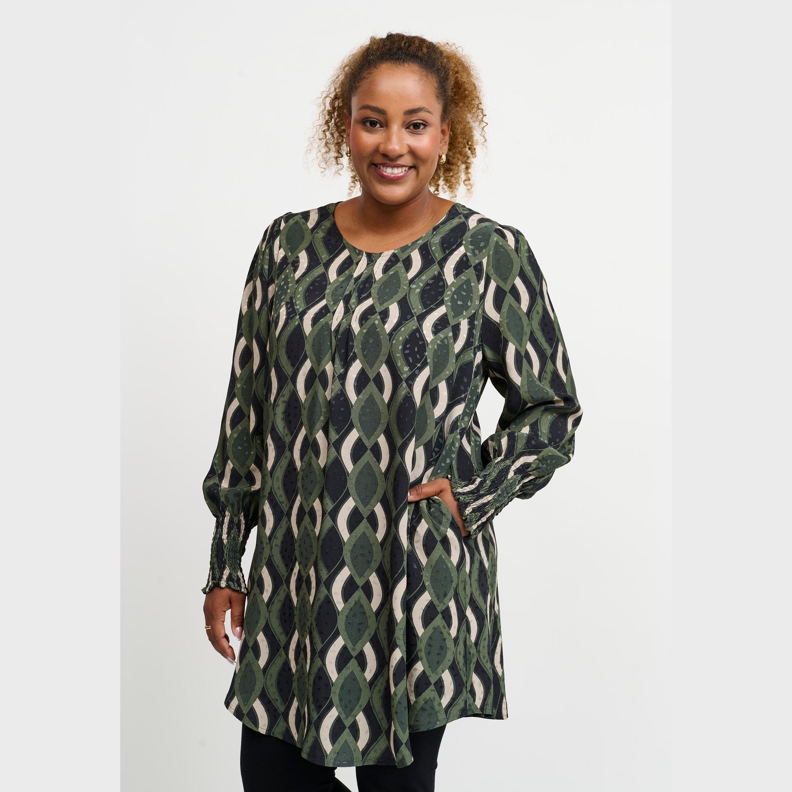 Pont Neuf PNDamilla Tunikaer 3620 Forest Green