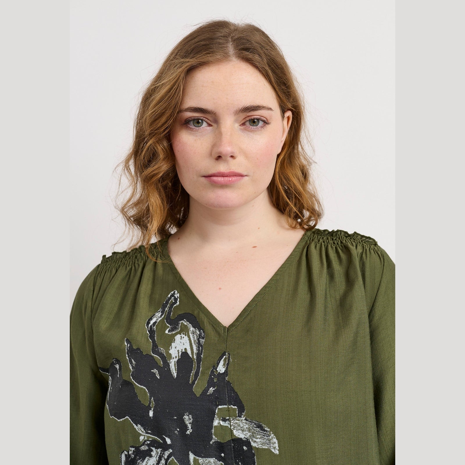 Pont Neuf PNDarma Bluser 3620 Forest Green