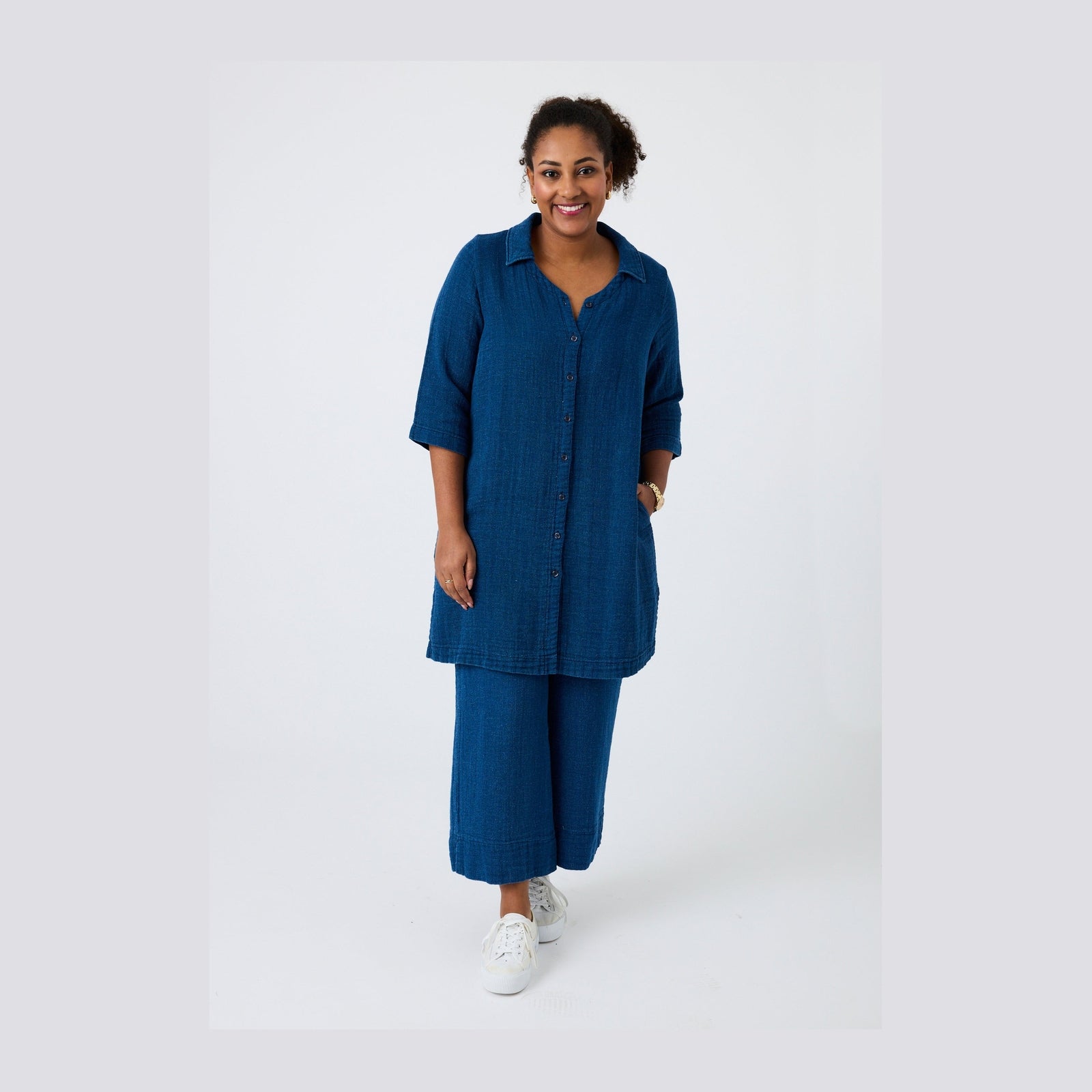 Pont Neuf PNDavia Skjortebluser 5275 Denim blue
