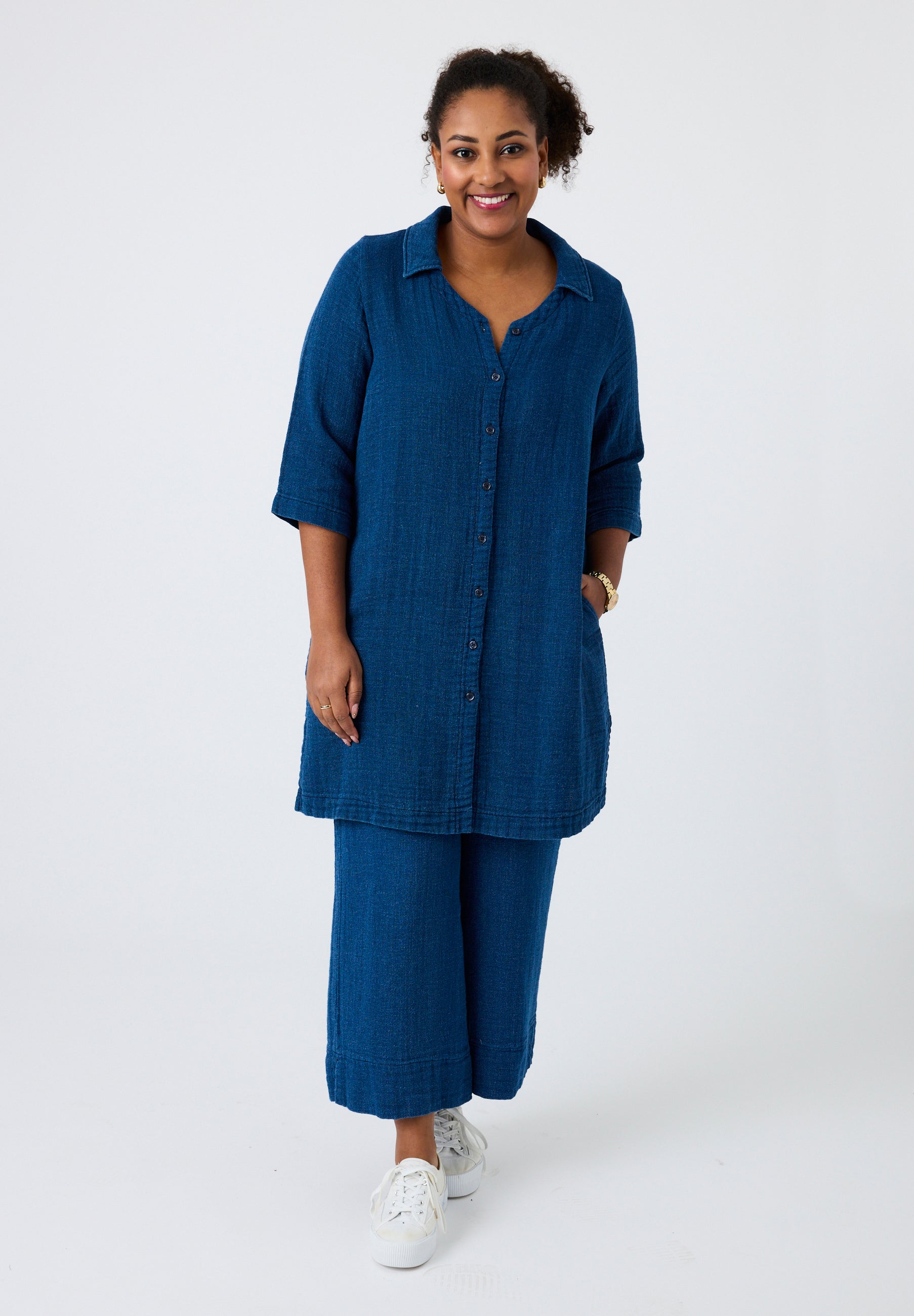 Pont Neuf PNDavia Skjortebluser 5275 Denim blue