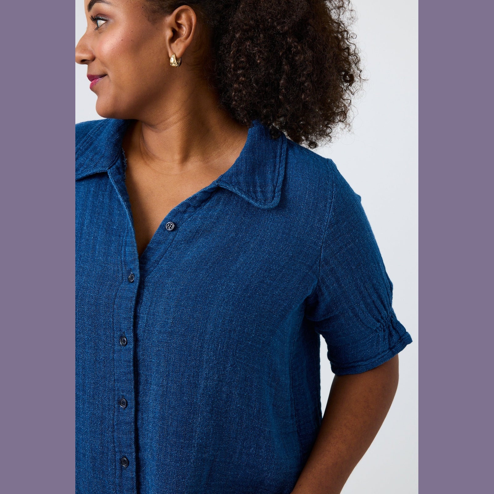 Pont Neuf PNDeja Skjortebluser 5275 Denim blue