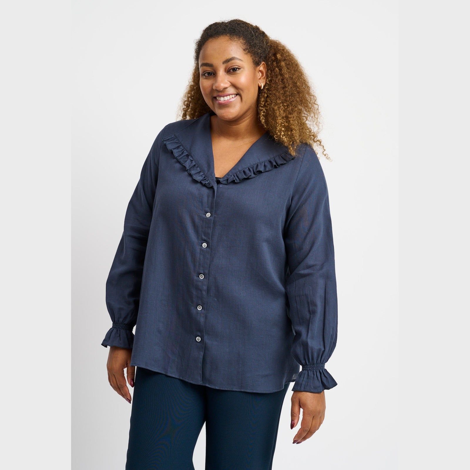 Pont Neuf PNDelin Skjortebluser 009 Navy blue