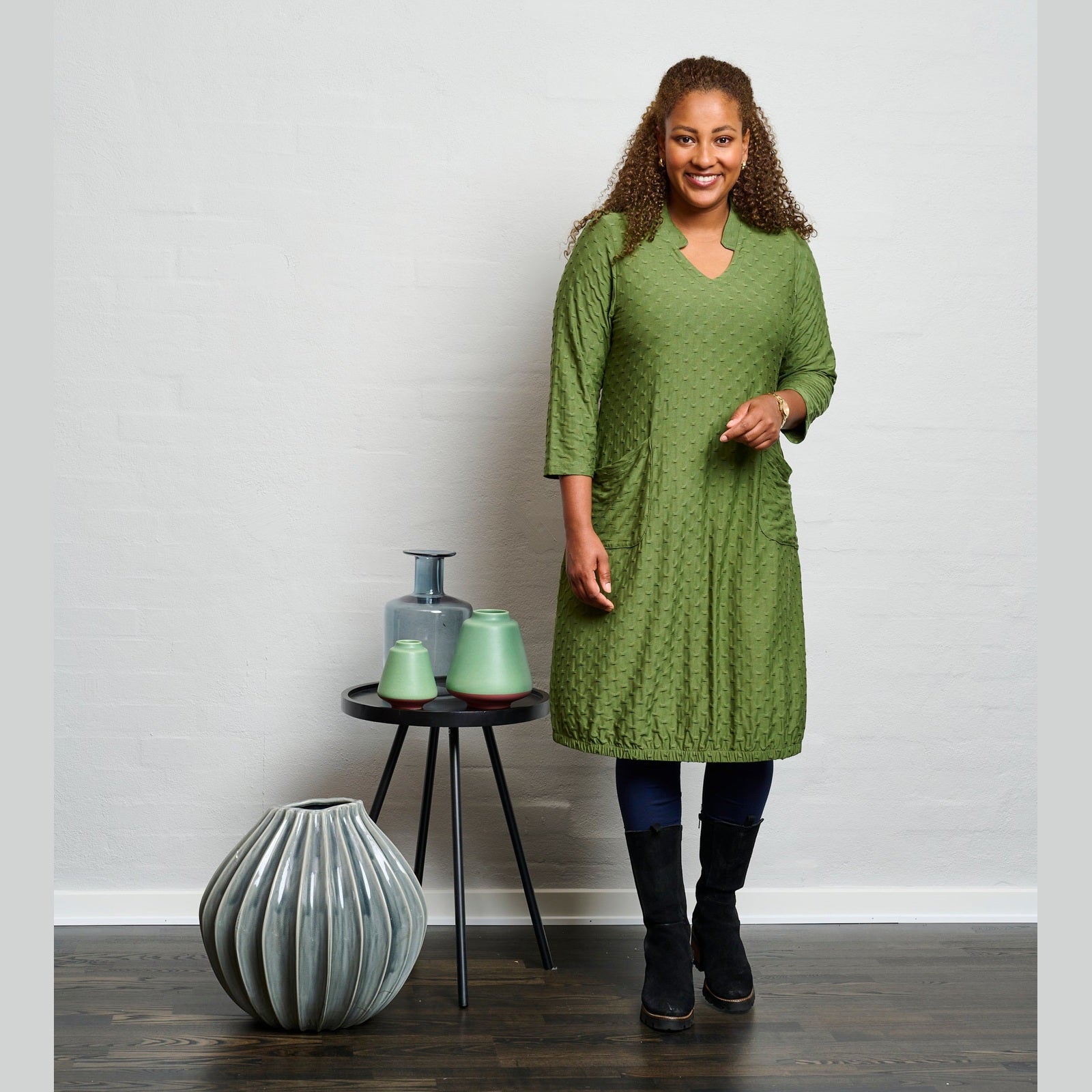 Pont Neuf PNDemeka Kjoler 3620 Forest Green