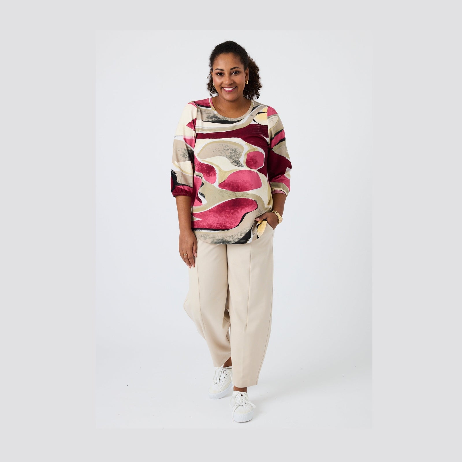 Pont Neuf PNDette Bluser 6620 Dark Pink
