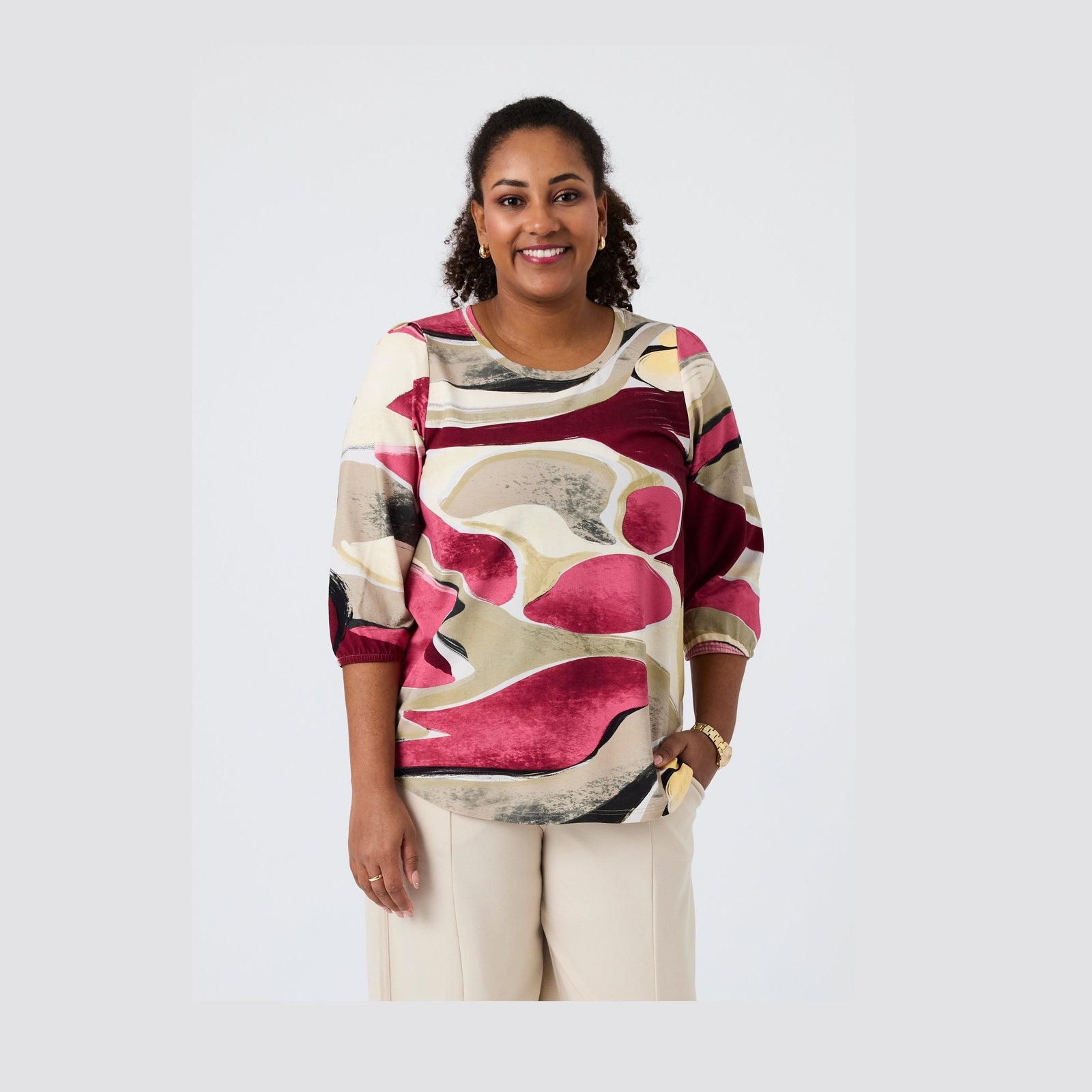 Pont Neuf PNDette Bluser 6620 Dark Pink