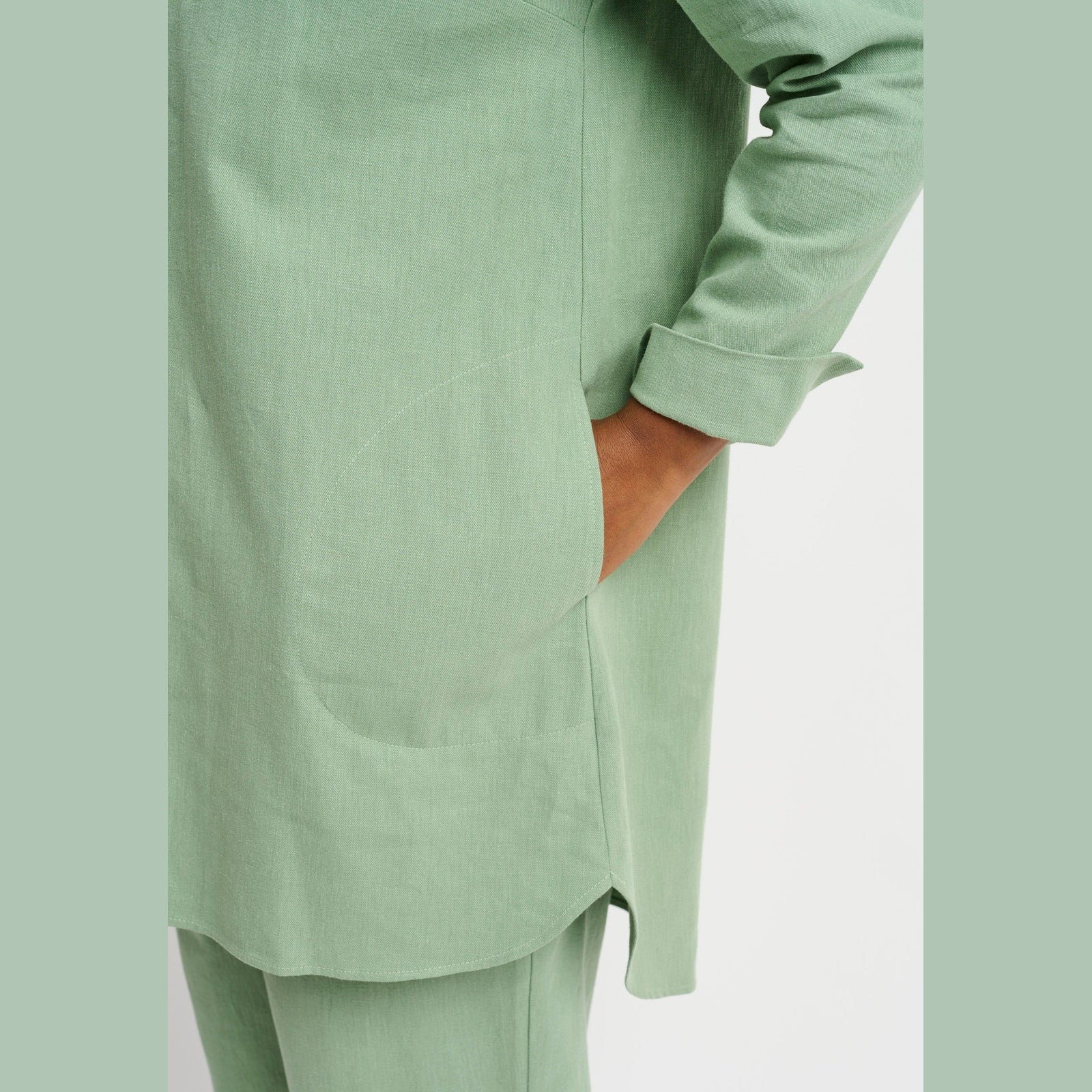 Pont Neuf PNDidda Skjortebluser 3506 Khaki Green