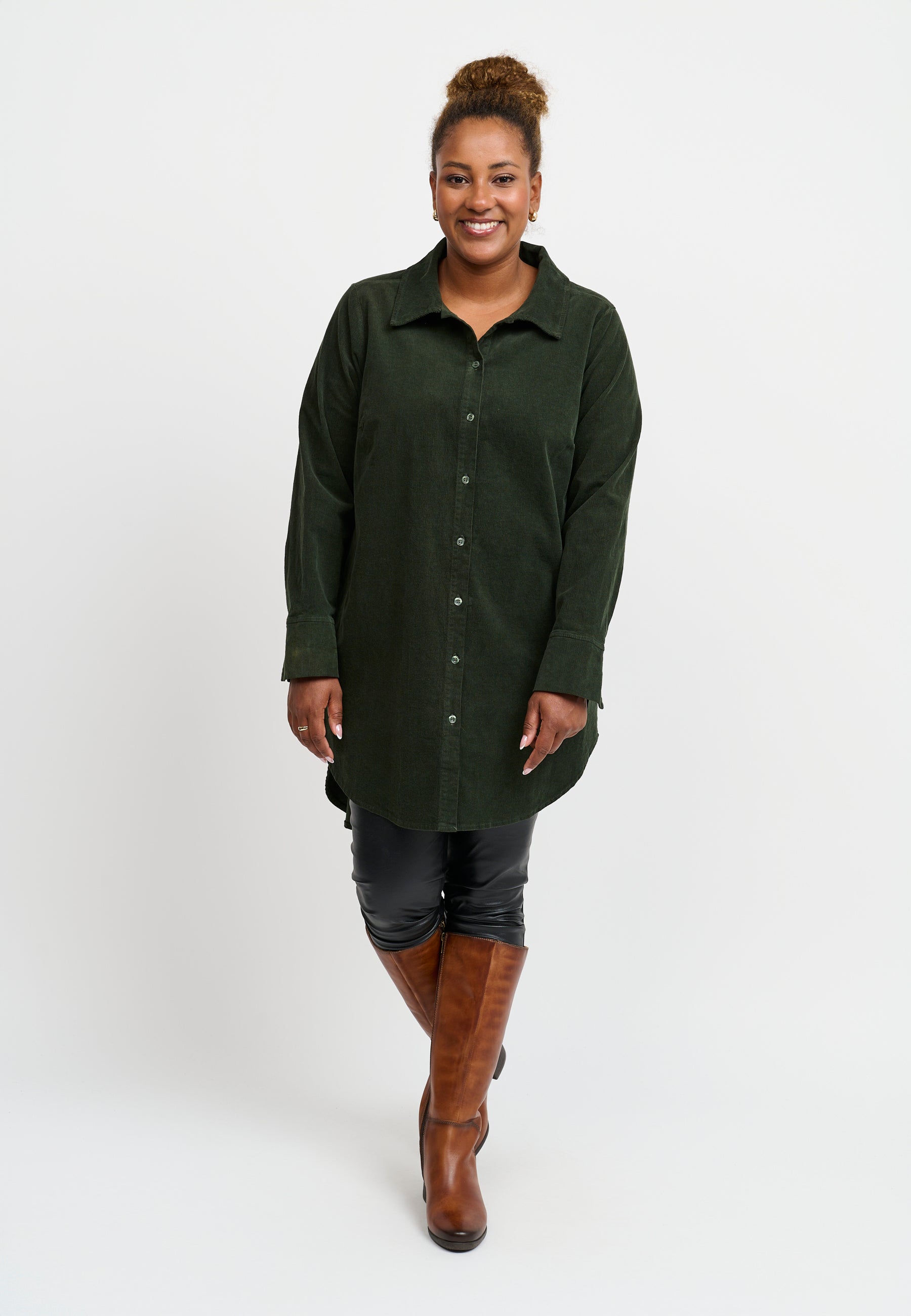 Pont Neuf PNDidda Skjortebluser 3899 Dark forest green