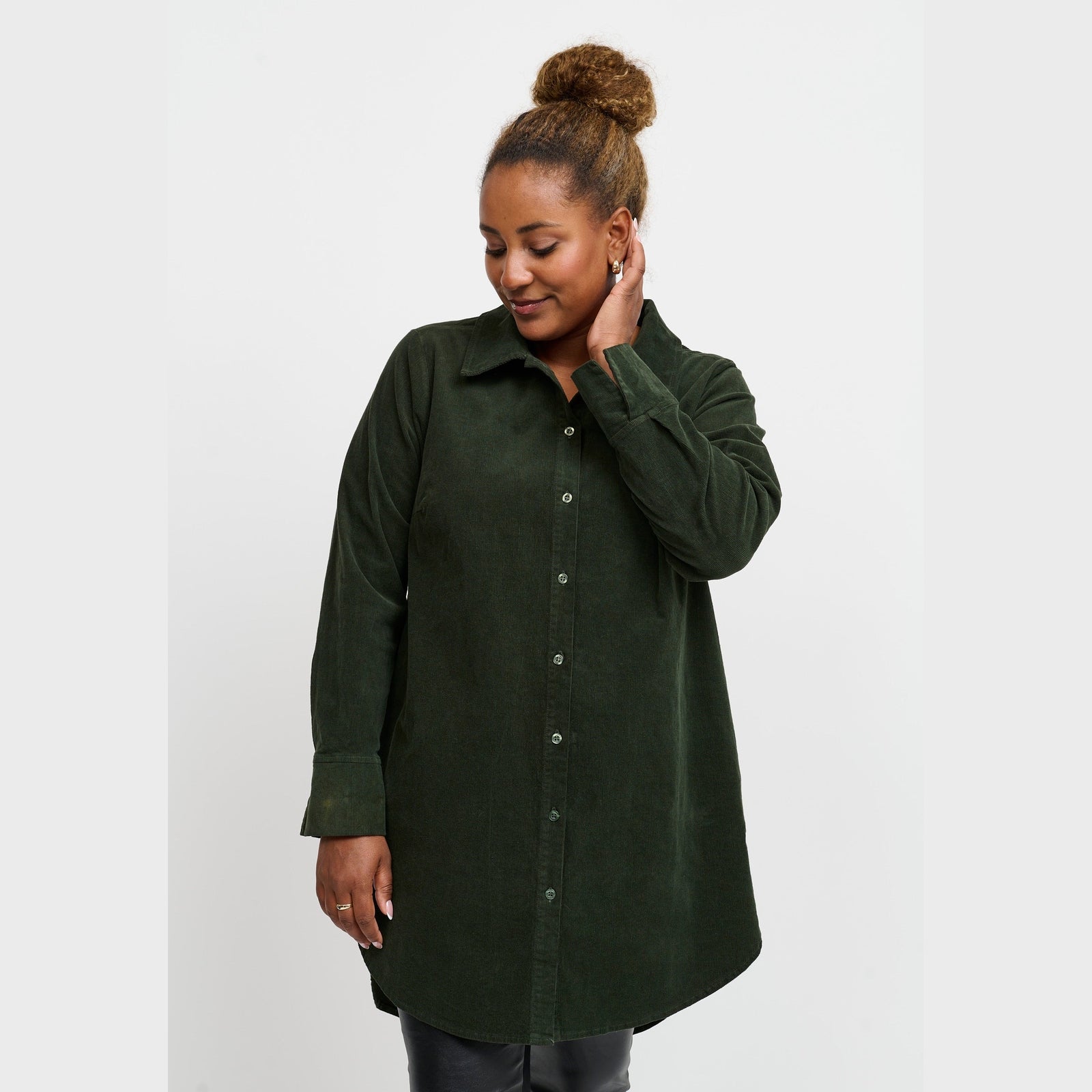 Pont Neuf PNDidda Skjortebluser 3899 Dark forest green