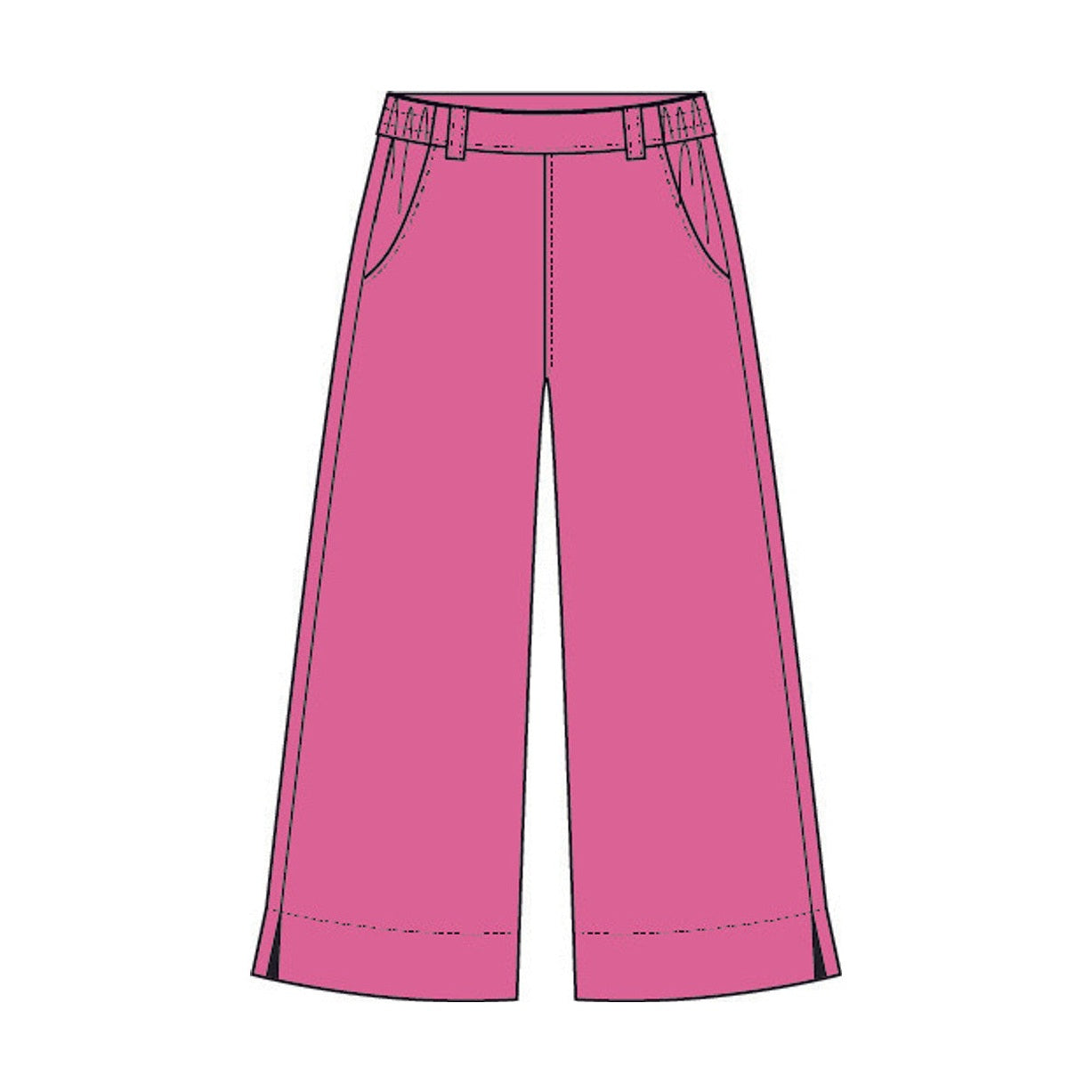Pont Neuf PNDiddi Bukser 6450 Fuchsia Pink