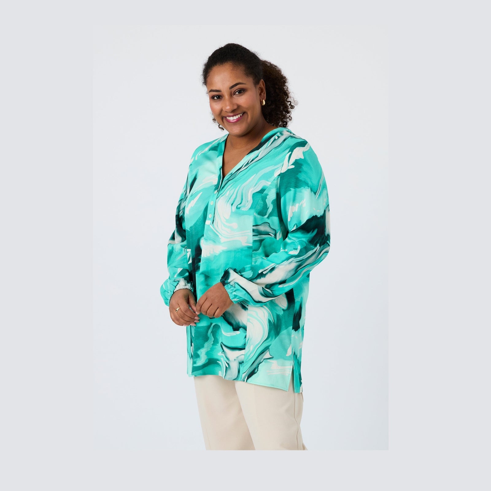 Pont Neuf PNDonita Tunikaer 3480 Aqua Green