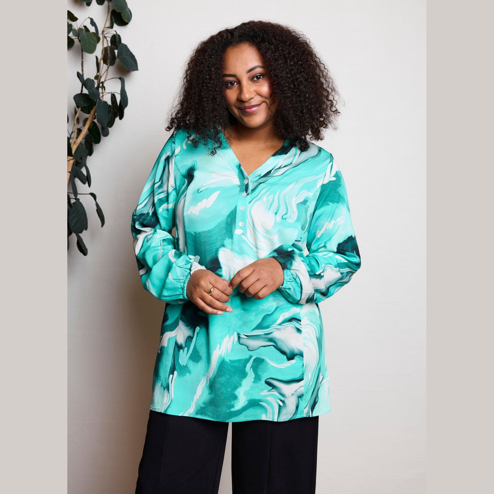 Pont Neuf PNDonita Tunikaer 3480 Aqua Green