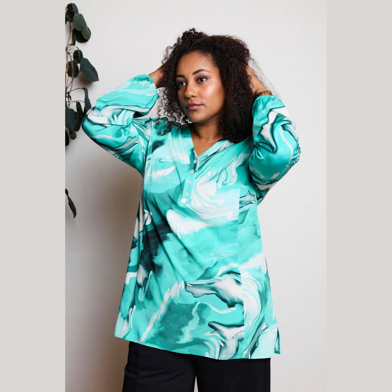 Pont Neuf PNDonita Tunikaer 3480 Aqua Green