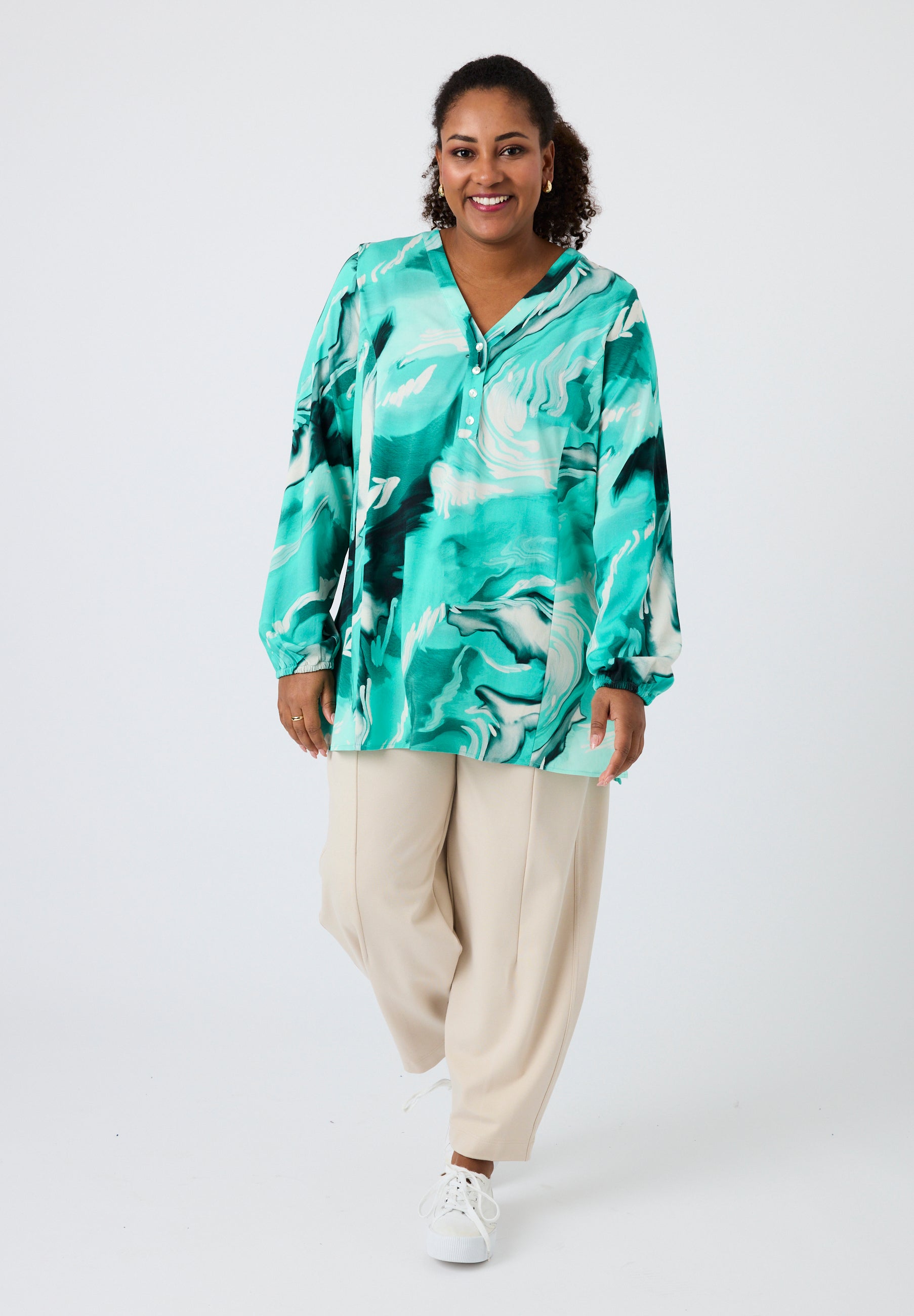 Pont Neuf PNDonita Tunikaer 3480 Aqua Green