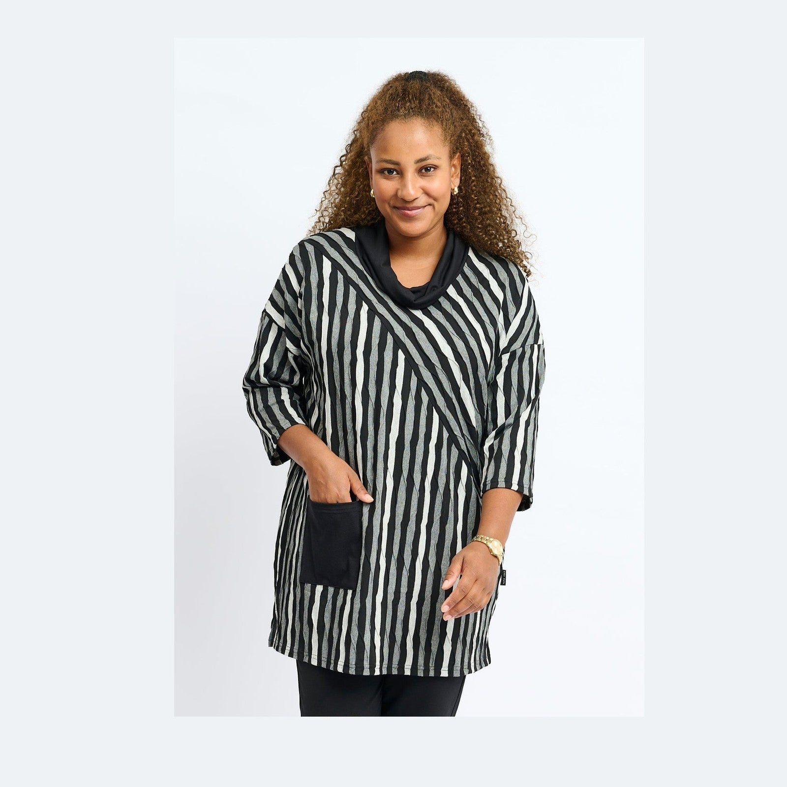 Pont Neuf PNDorina Bluser 3940 Steel Grey