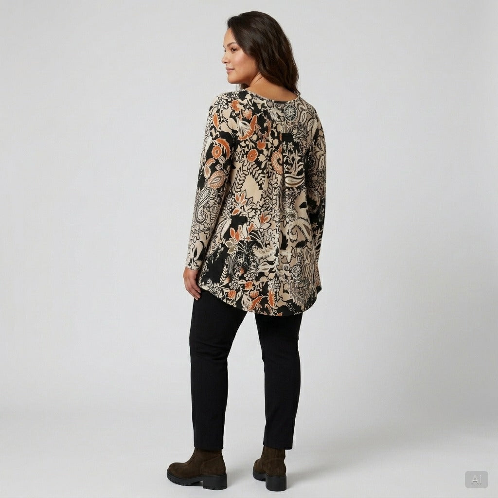 Pont Neuf PNElvira Bluser 8850 Burned orange