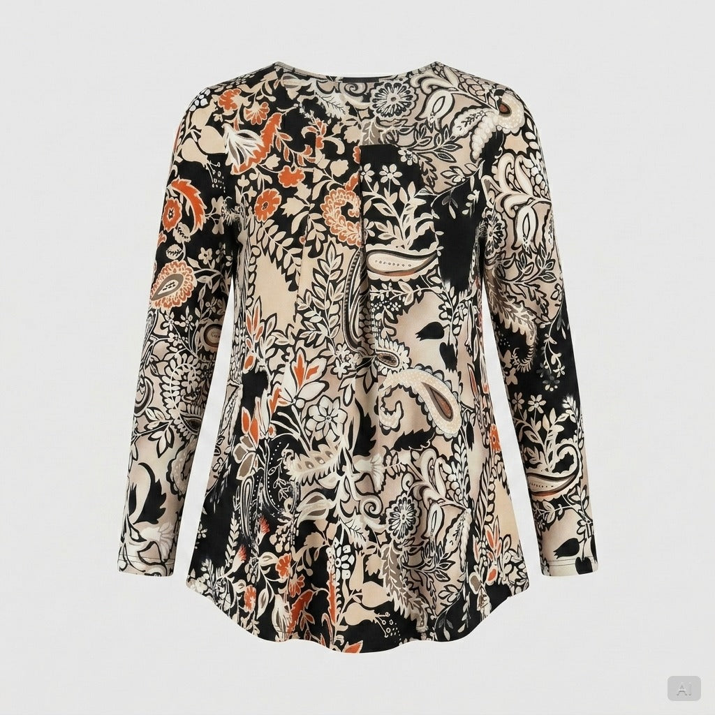 Pont Neuf PNElvira Bluser 8850 Burned orange