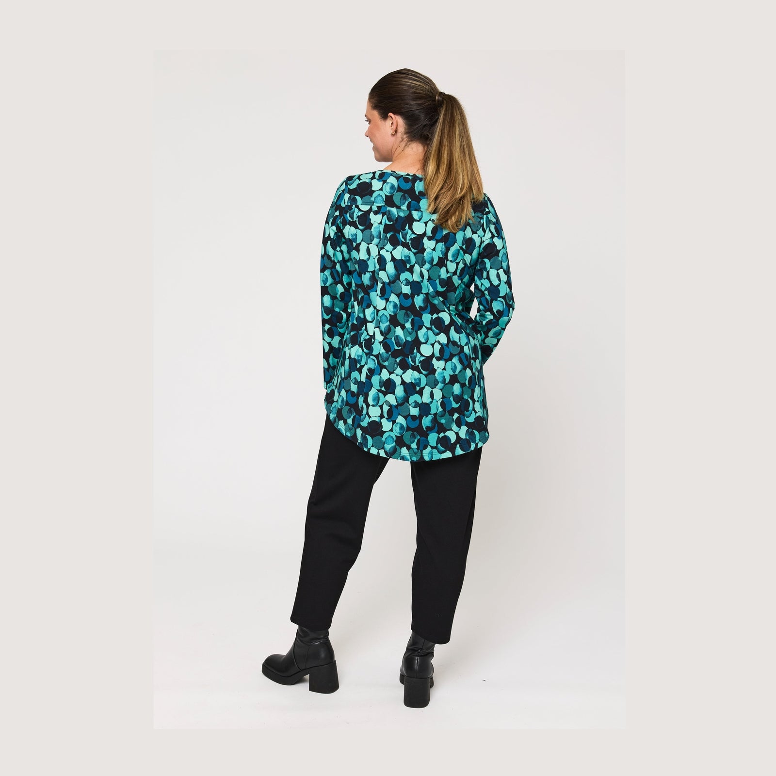 Pont Neuf PNElvira Bluser 5052 Petrol Blue