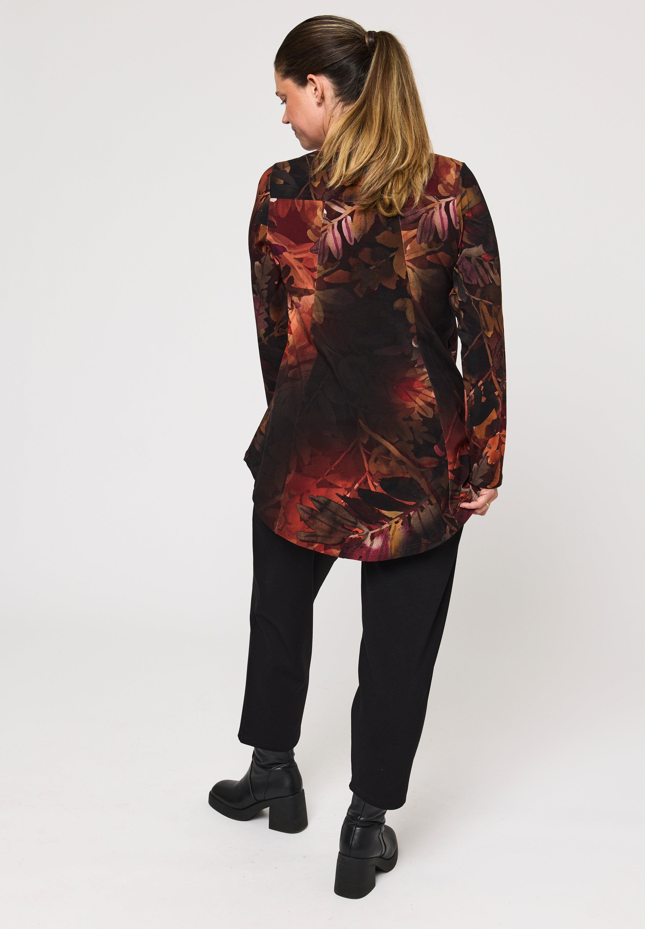 Pont Neuf PNElvira Bluser 2999 BORDEAUX RED