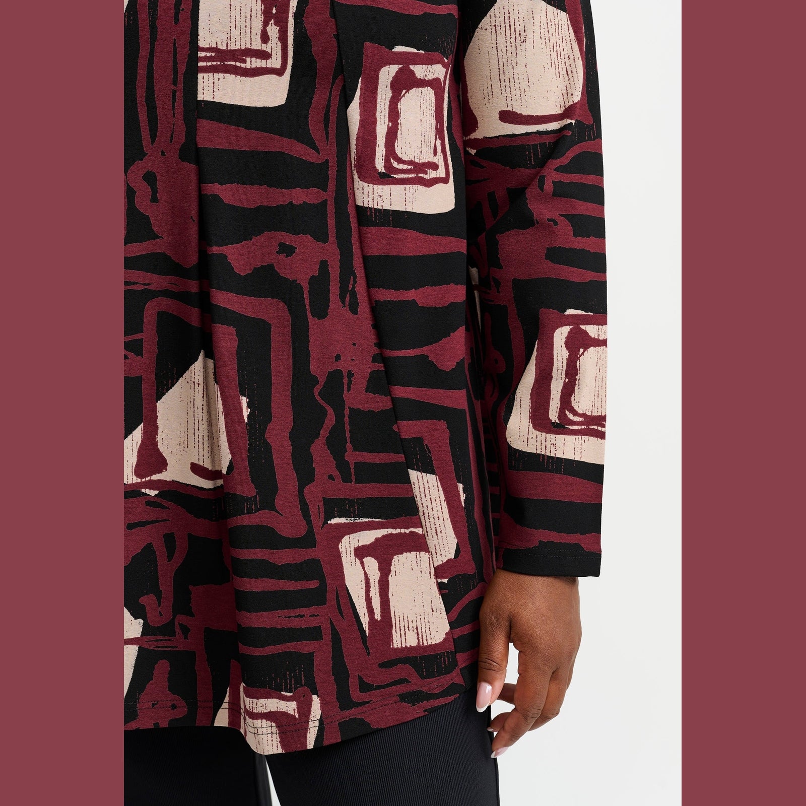 Pont Neuf PNElvira Toppe 2999 BORDEAUX RED