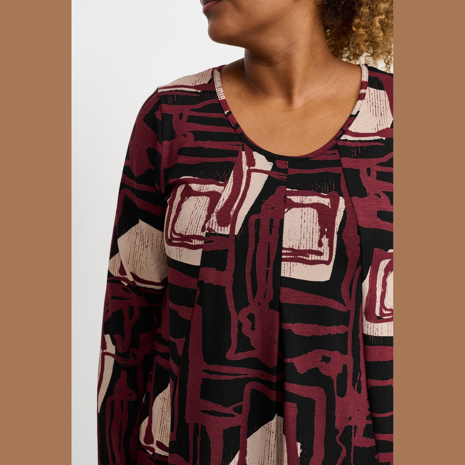 Pont Neuf PNElvira Toppe 2999 BORDEAUX RED