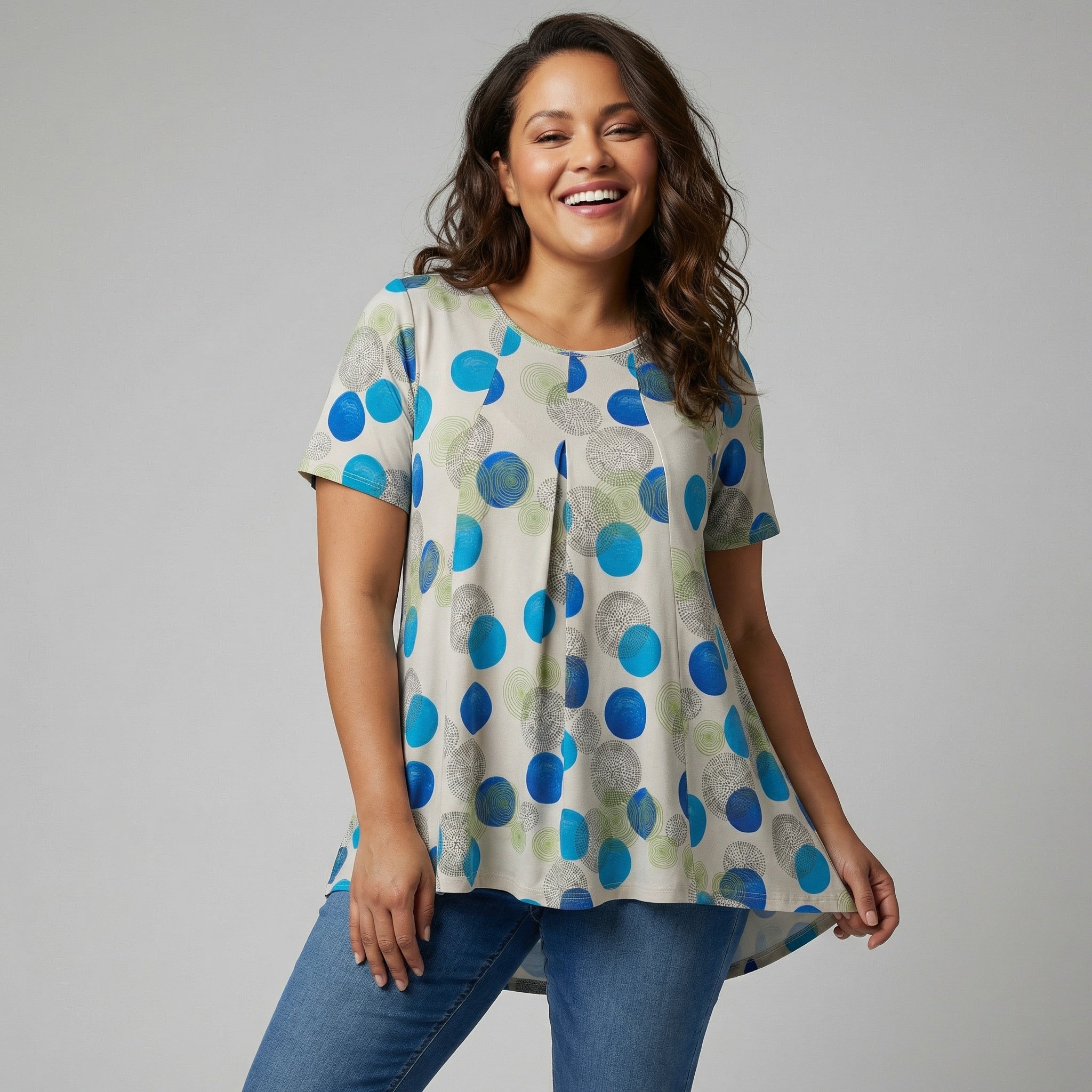 Pont Neuf PNElvira Sia Bluser 5285 turquoise