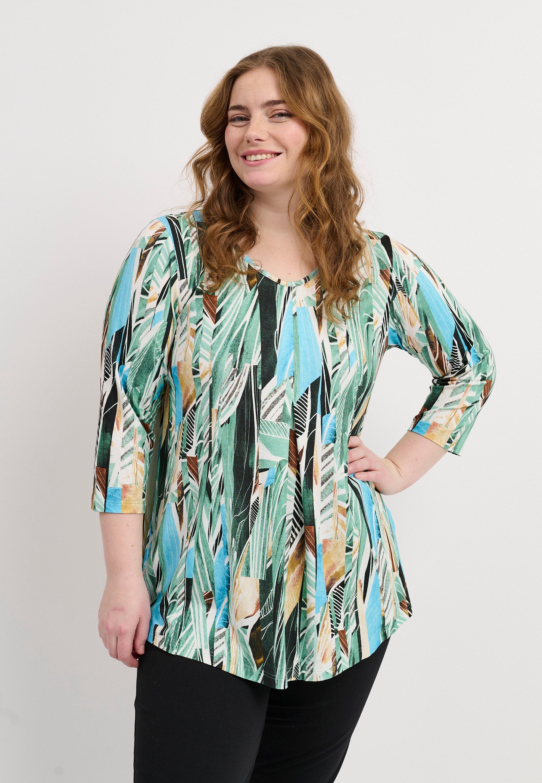 Pont Neuf PNElvira Tea Bluser 085 Light Aqua