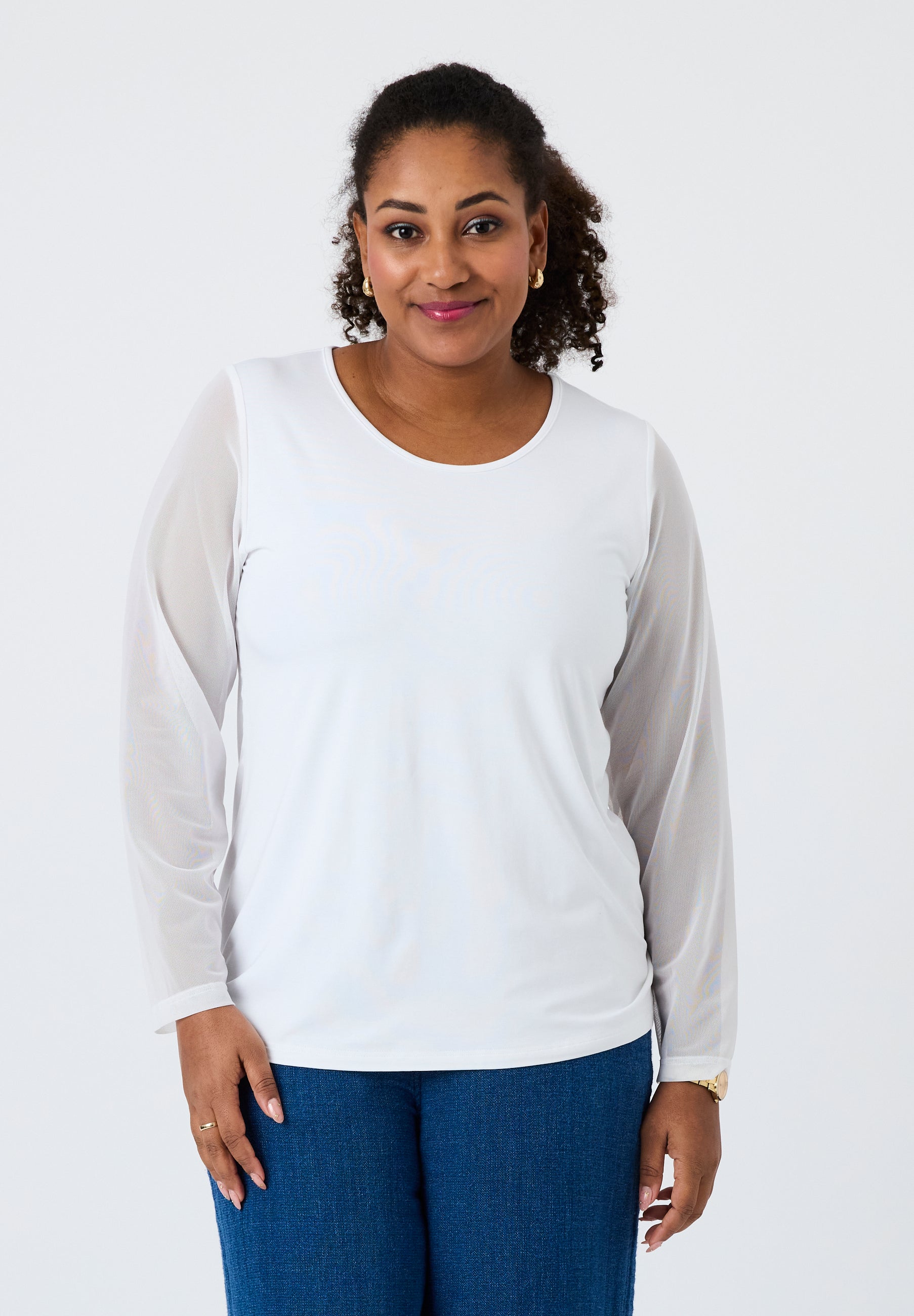 Pont Neuf PNEnna Bluser 101 White