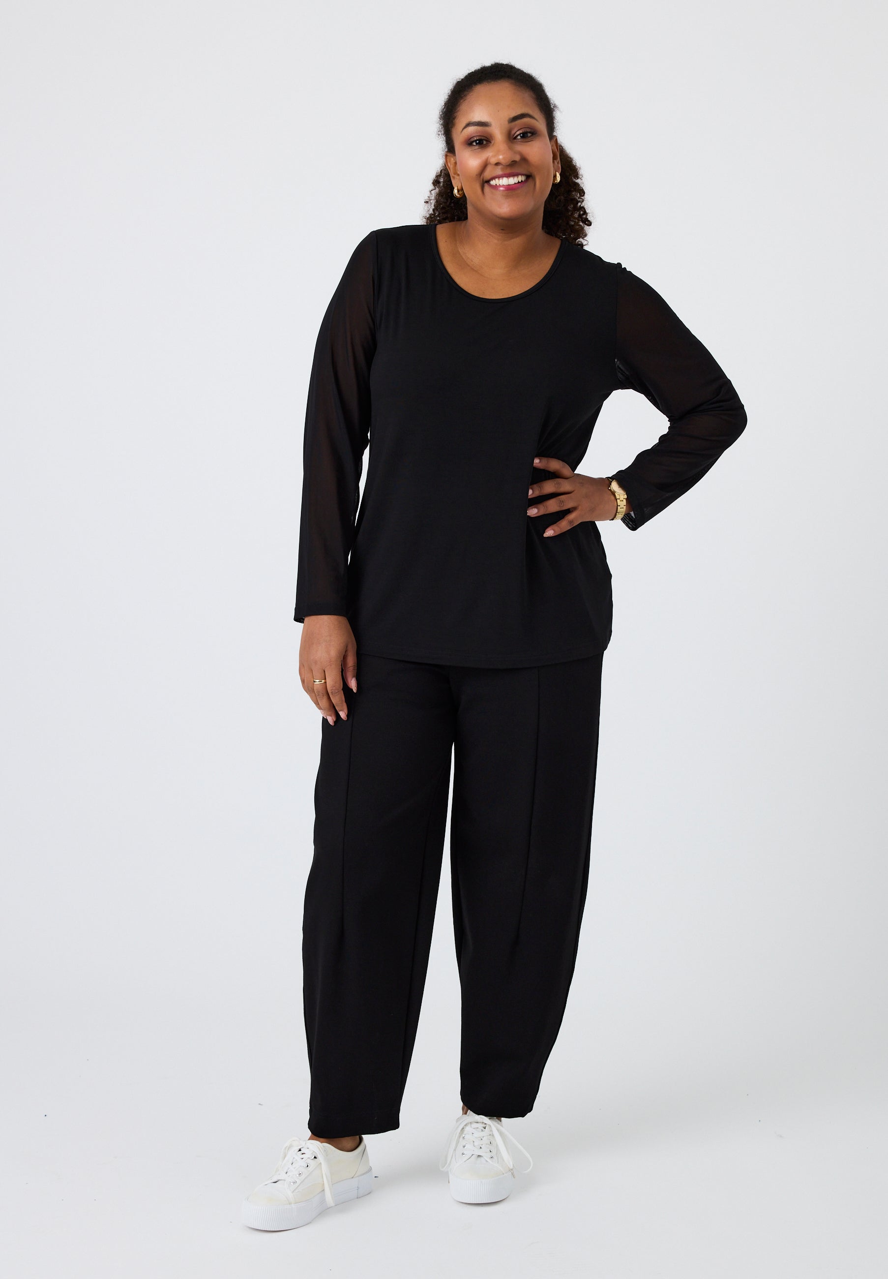 Pont Neuf PNEnna Bluser 999 Black