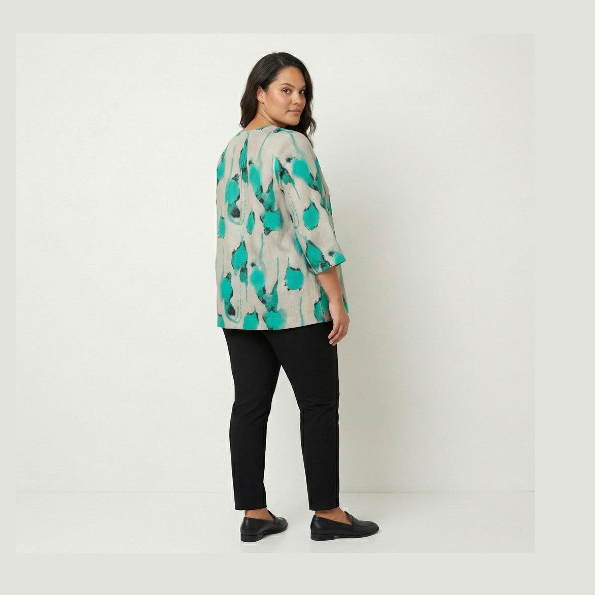 Pont Neuf PNErni Bluser 3480 Aqua Green