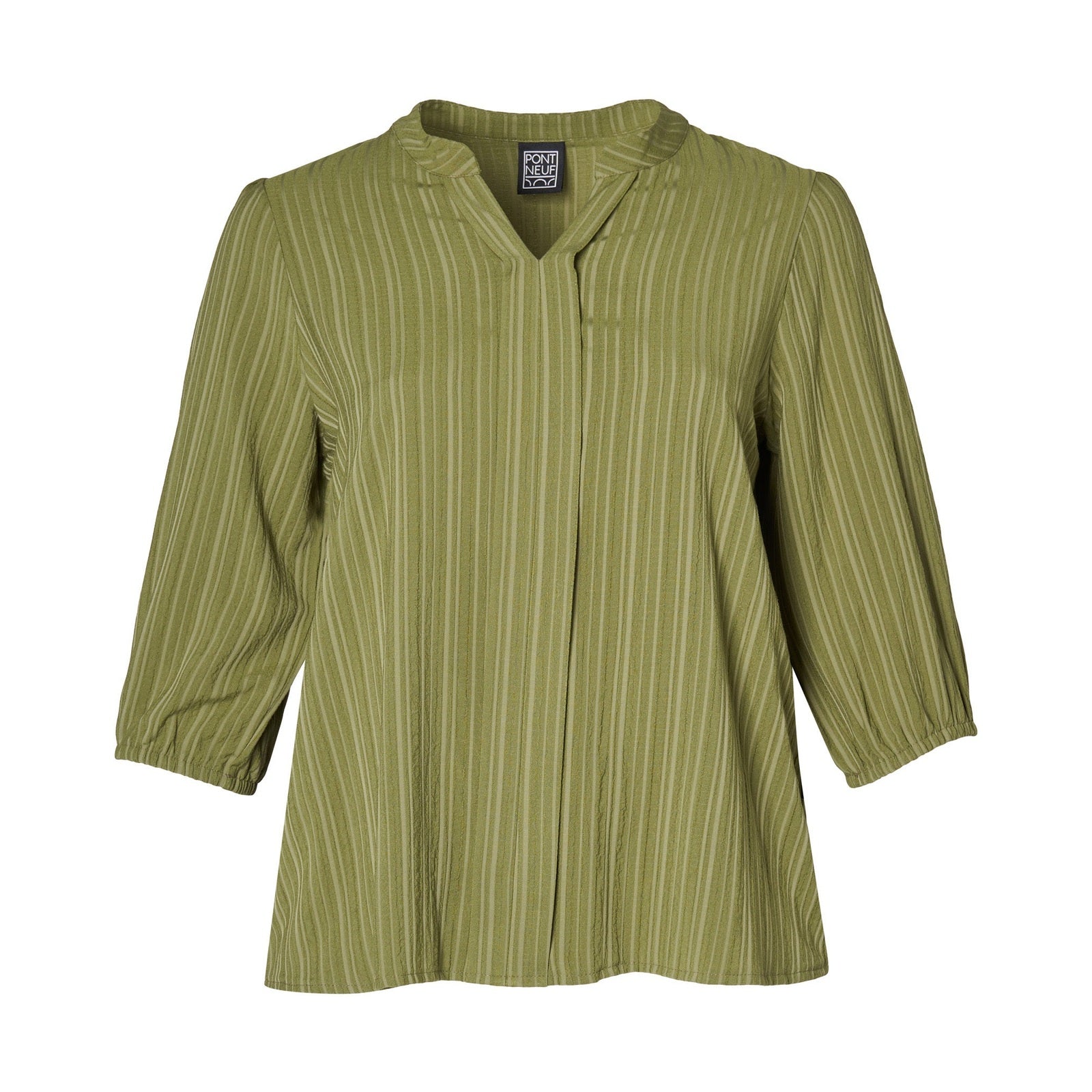 Pont Neuf PNFaldine Skjortebluser 3506 Khaki Green