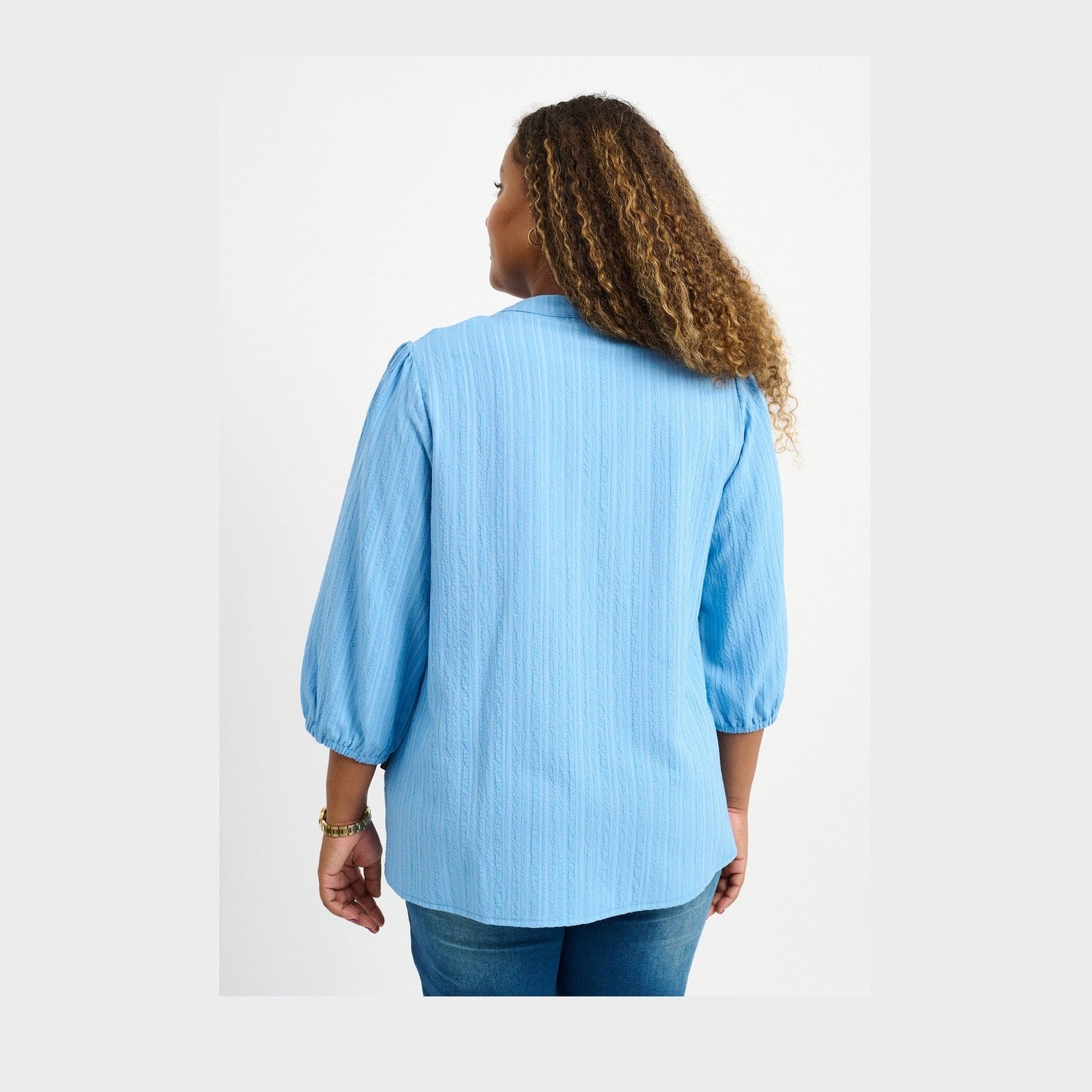 Pont Neuf PNFaldine Skjortebluser 5250 Soft Blue