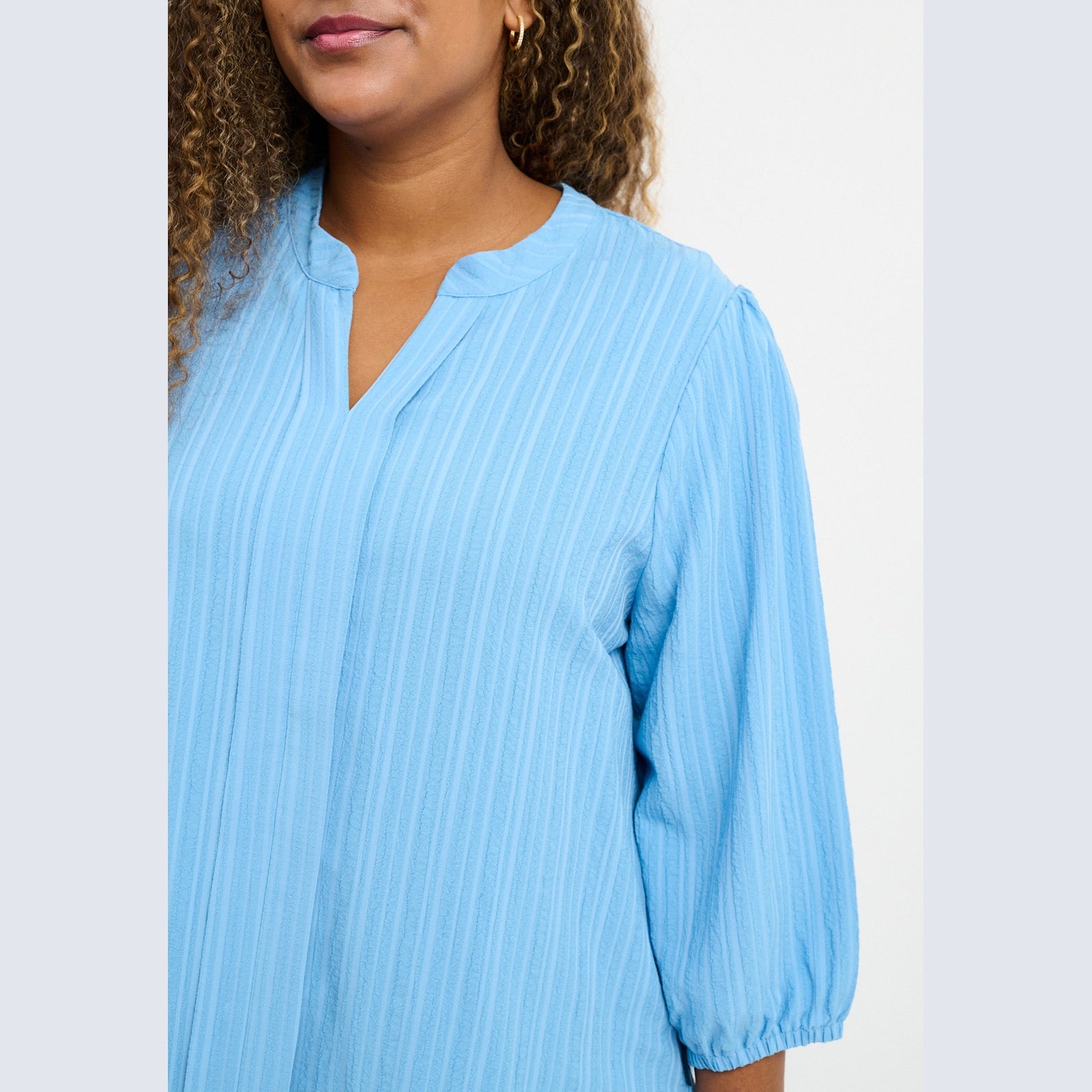 Pont Neuf PNFaldine Skjortebluser 5250 Soft Blue