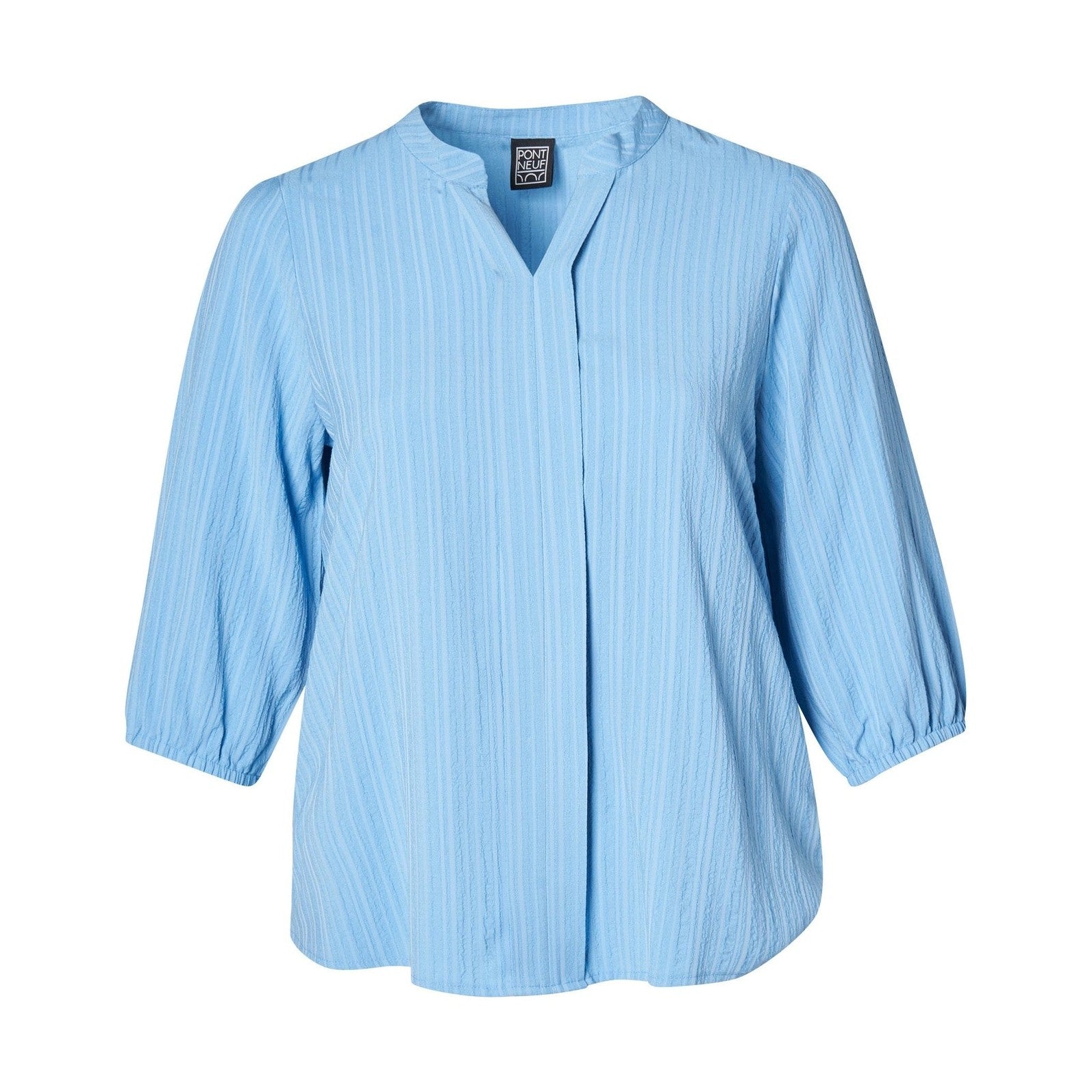 Pont Neuf PNFaldine Skjortebluser 5250 Soft Blue