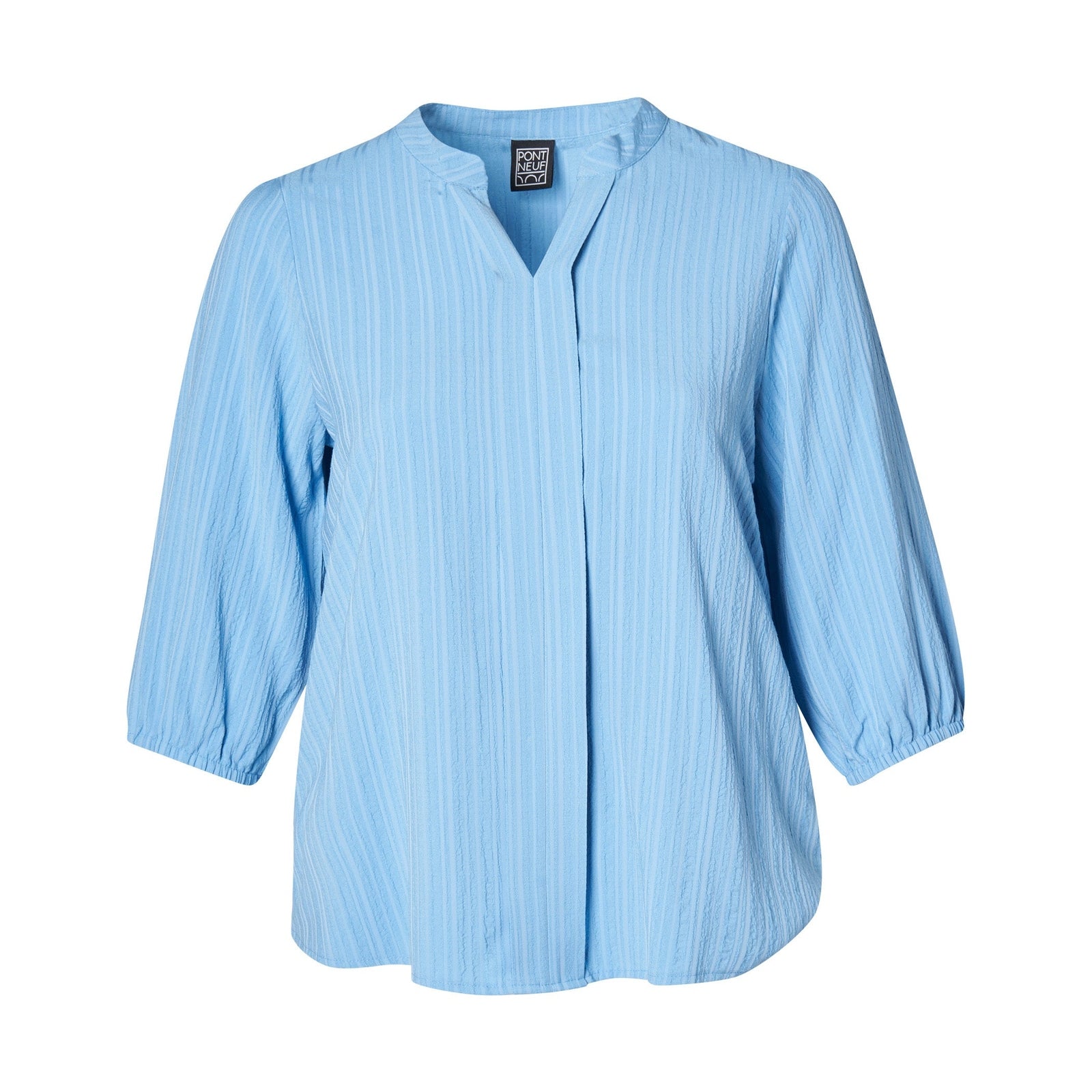 Pont Neuf PNFaldine Skjortebluser 5250 Soft Blue