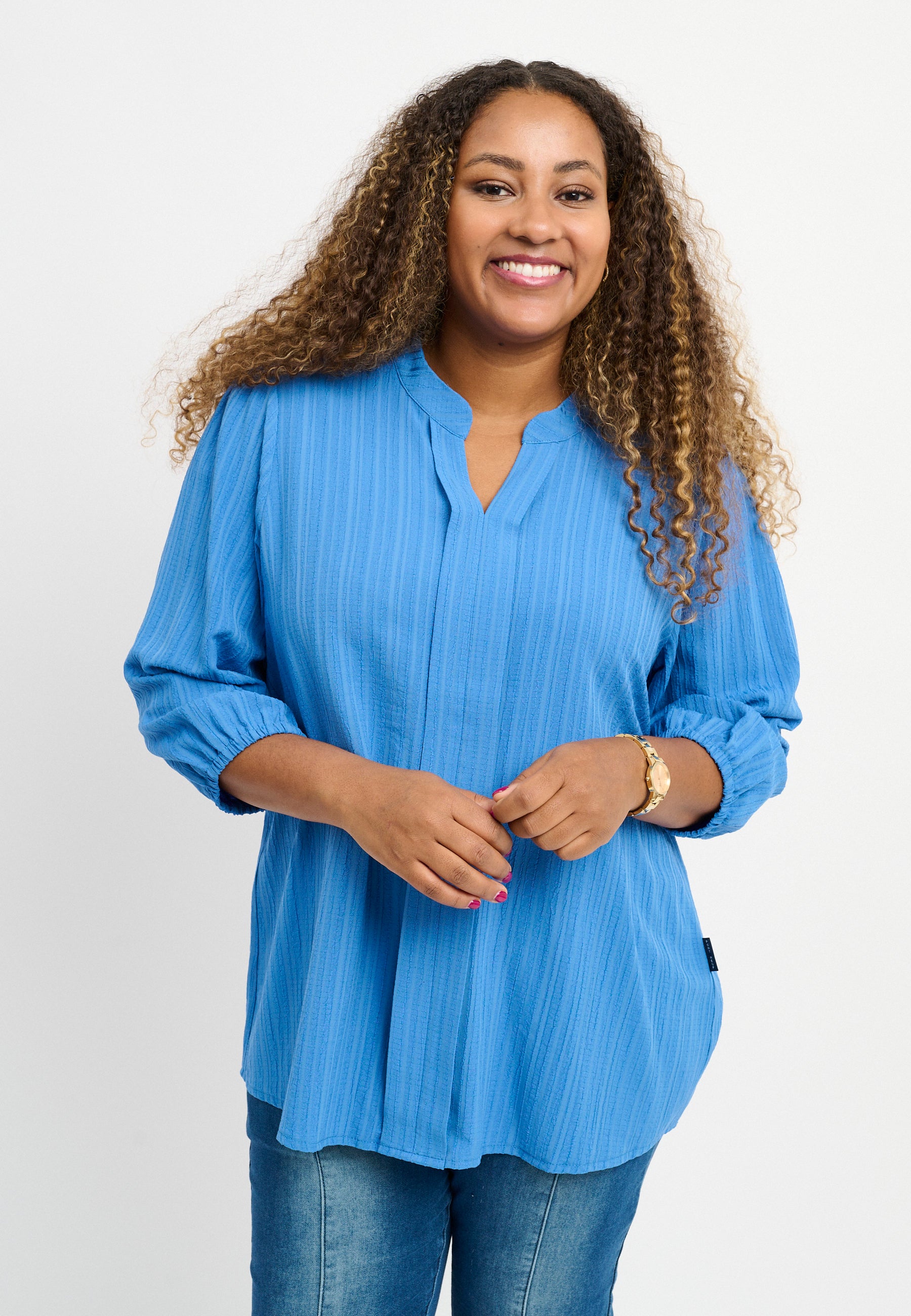 Pont Neuf PNFaldine Skjortebluser 5501 DENIM BLUE