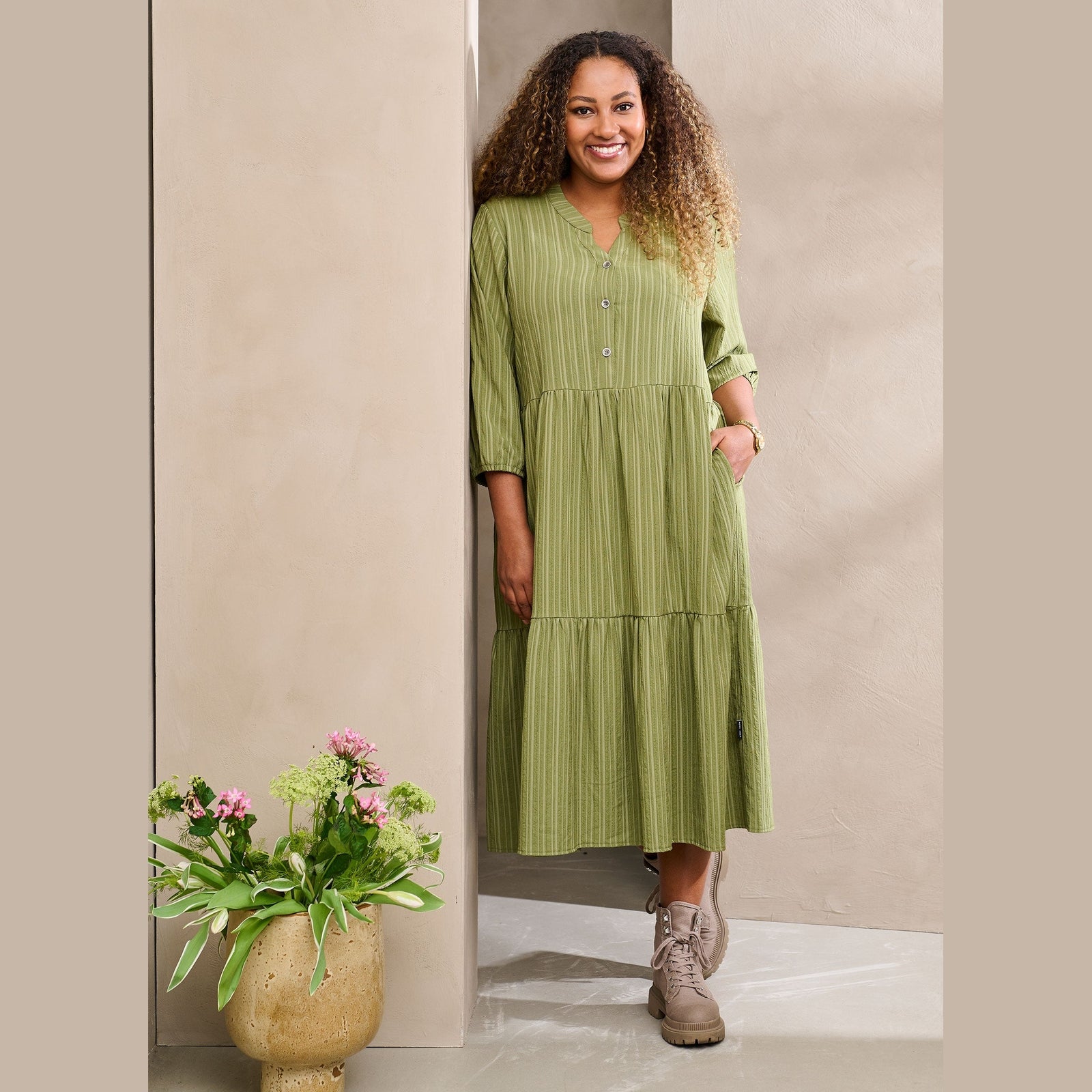 Pont Neuf PNFallula Kjoler 3506 Khaki Green