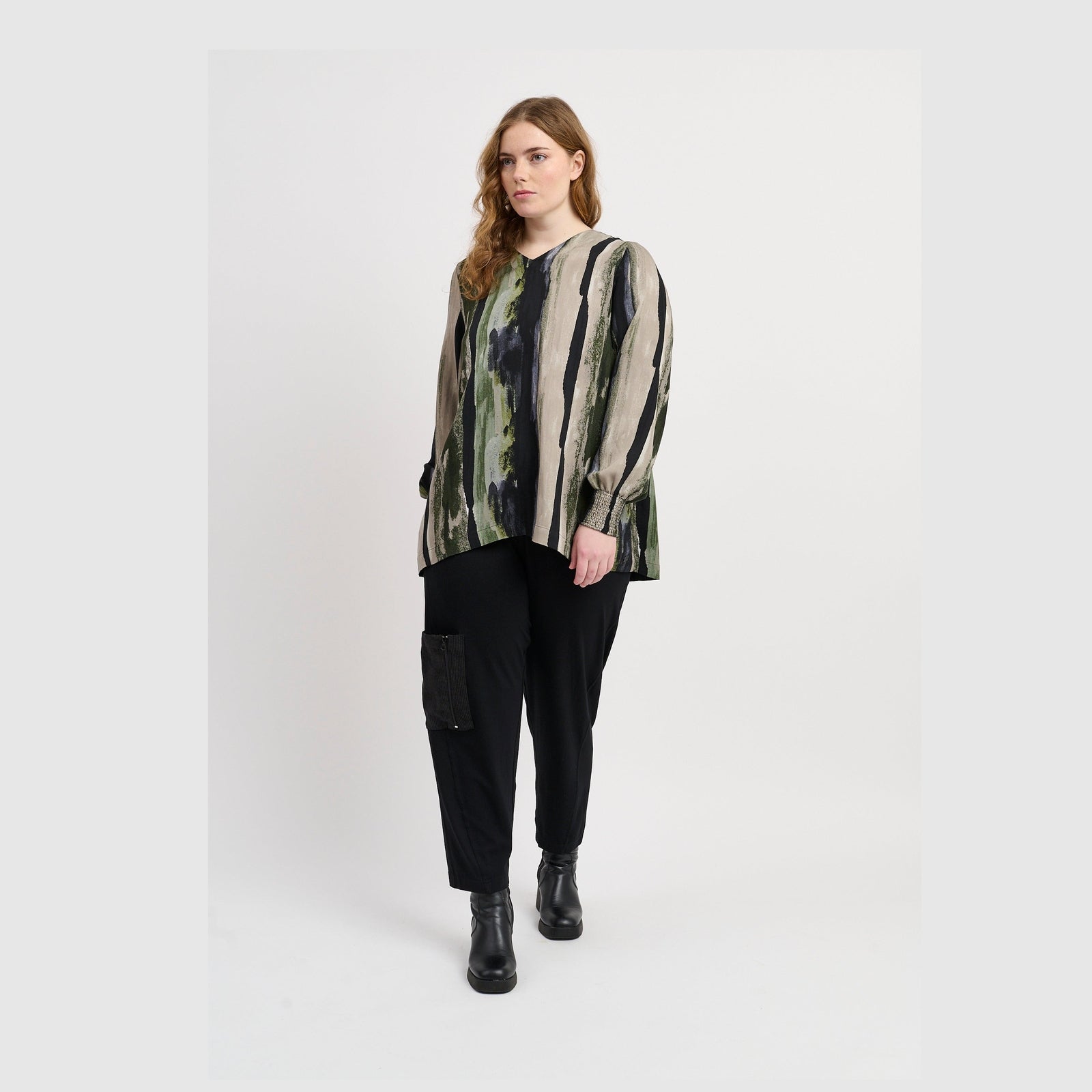 Pont Neuf PNFeluca Bluser 3620 Forest Green