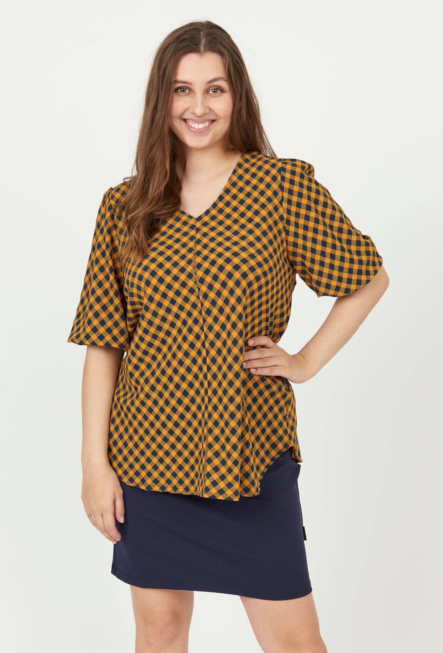 Pont Neuf PNFleur Bluser 725 Caramel