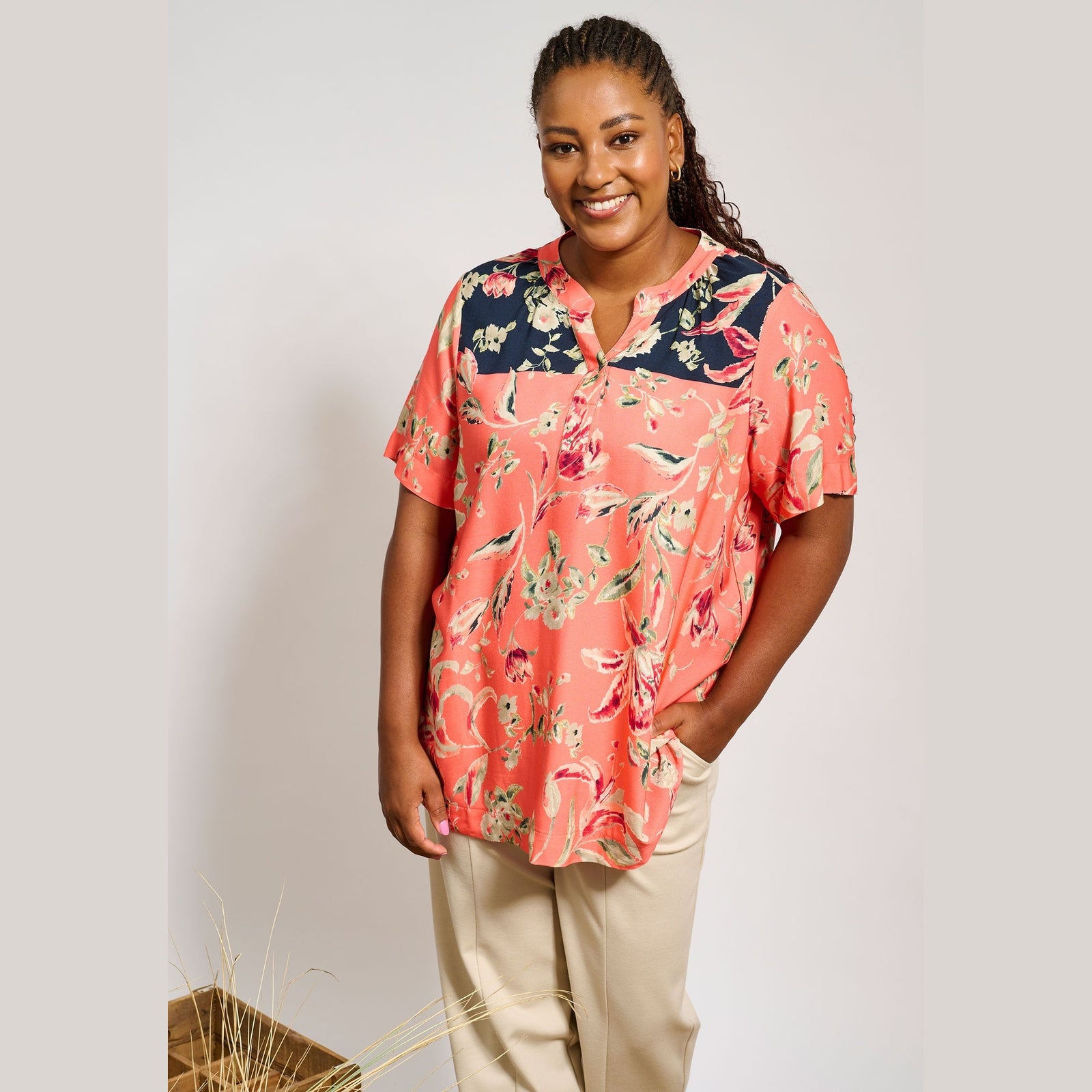 Pont Neuf PNFrancy Sia Tunikaer 8340 Papaia orange