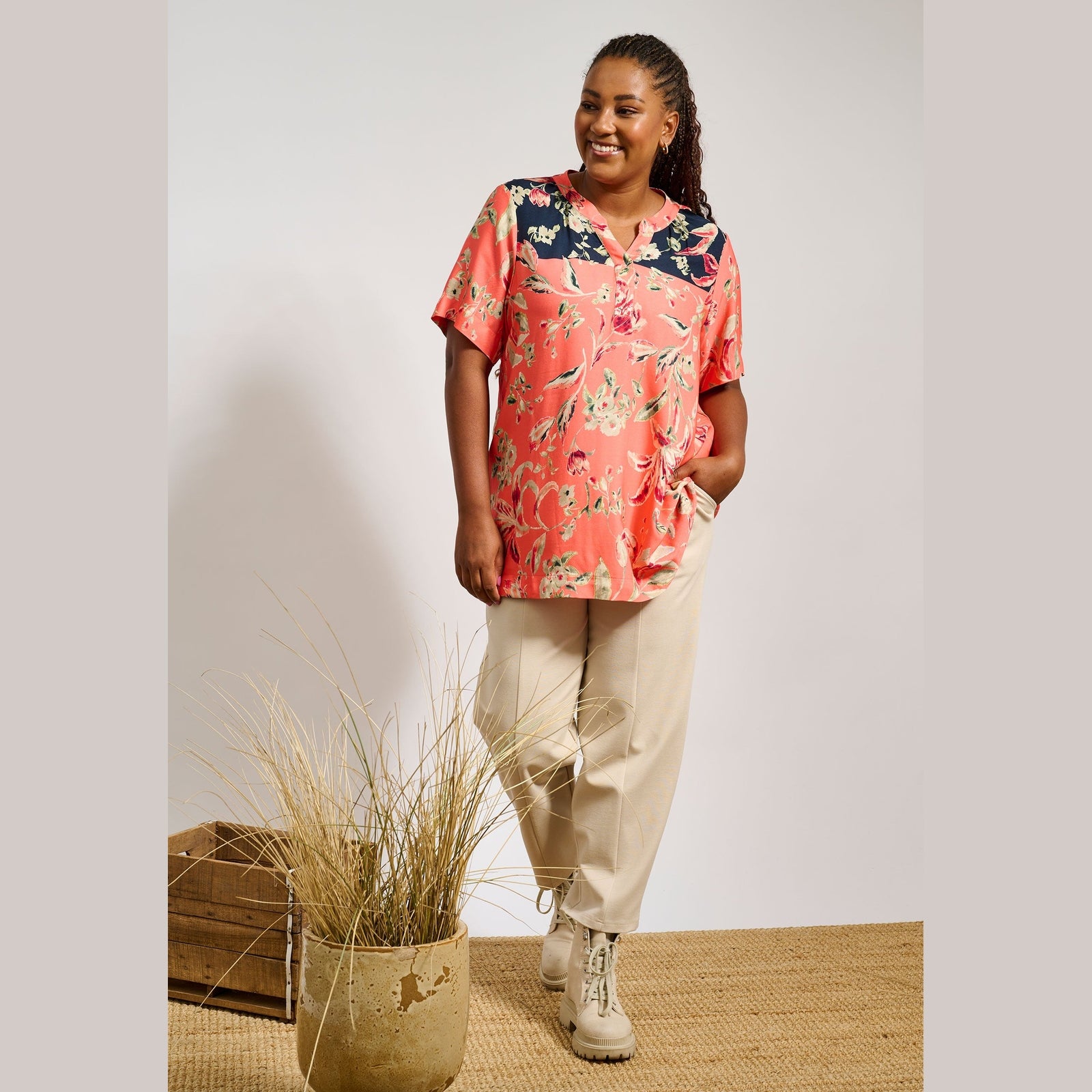 Pont Neuf PNFrancy Sia Tunikaer 8340 Papaia orange