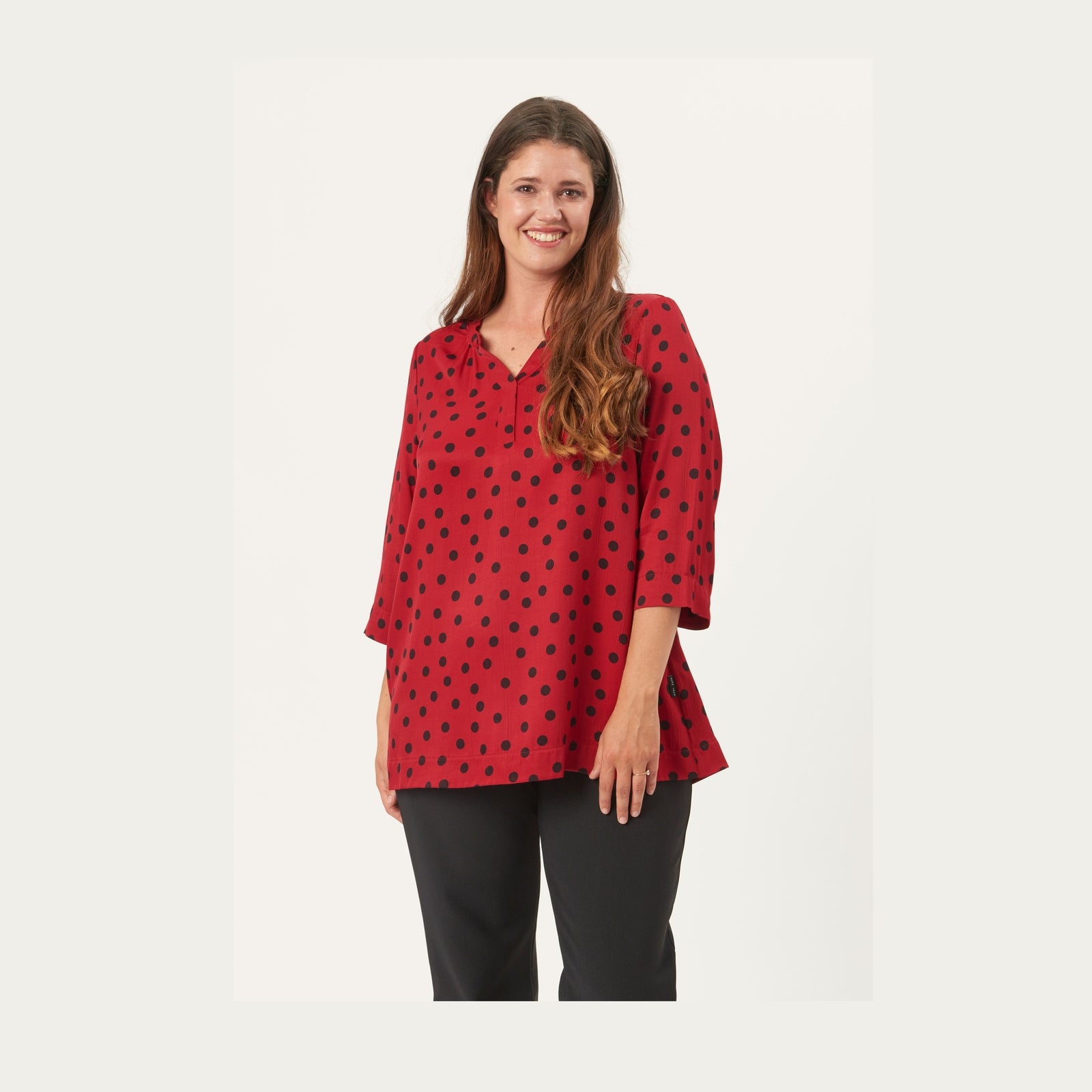 Pont Neuf PNFrancy Tea Bluser 354 Warm Red