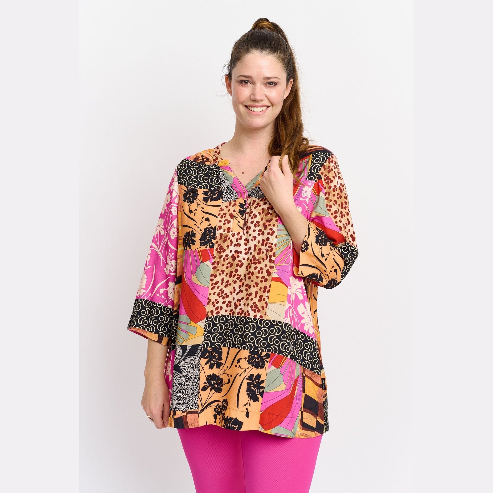 Pont Neuf PNFrancy Tea Tunikaer 163 Fuchsia